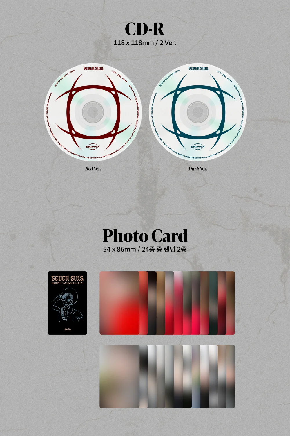 DRIPPIN - 3rd Single Album SEVEN SINS CD - Image 3