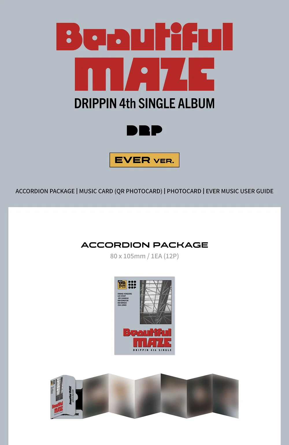 DRIPPIN - 4th Single Album Beautiful MAZE EVER version - Image 2