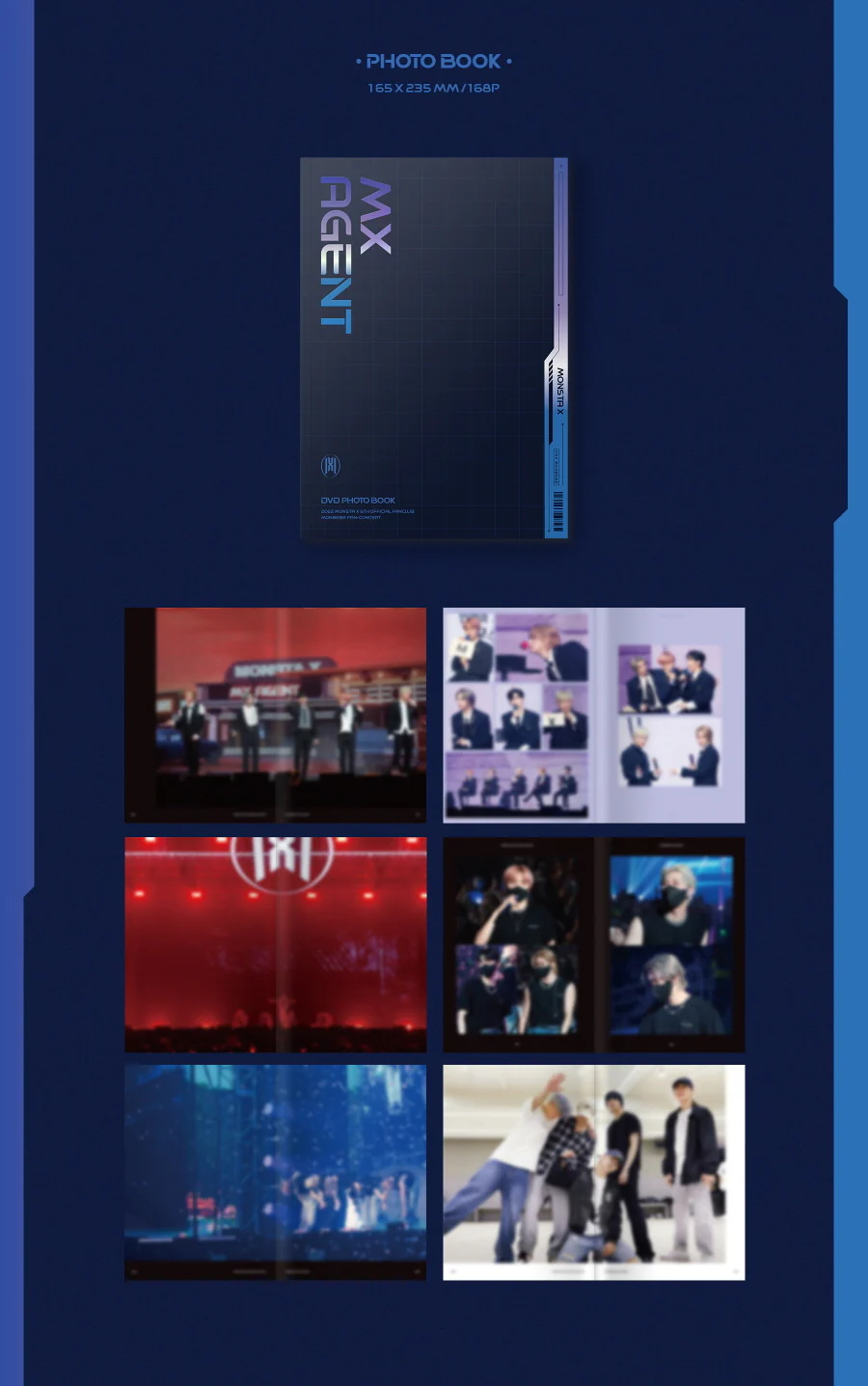 2022 MONSTA X 6TH OFFICIAL FANCLUB MONBEBE FAN-CONCERT MX AGENT DVD - Image 3