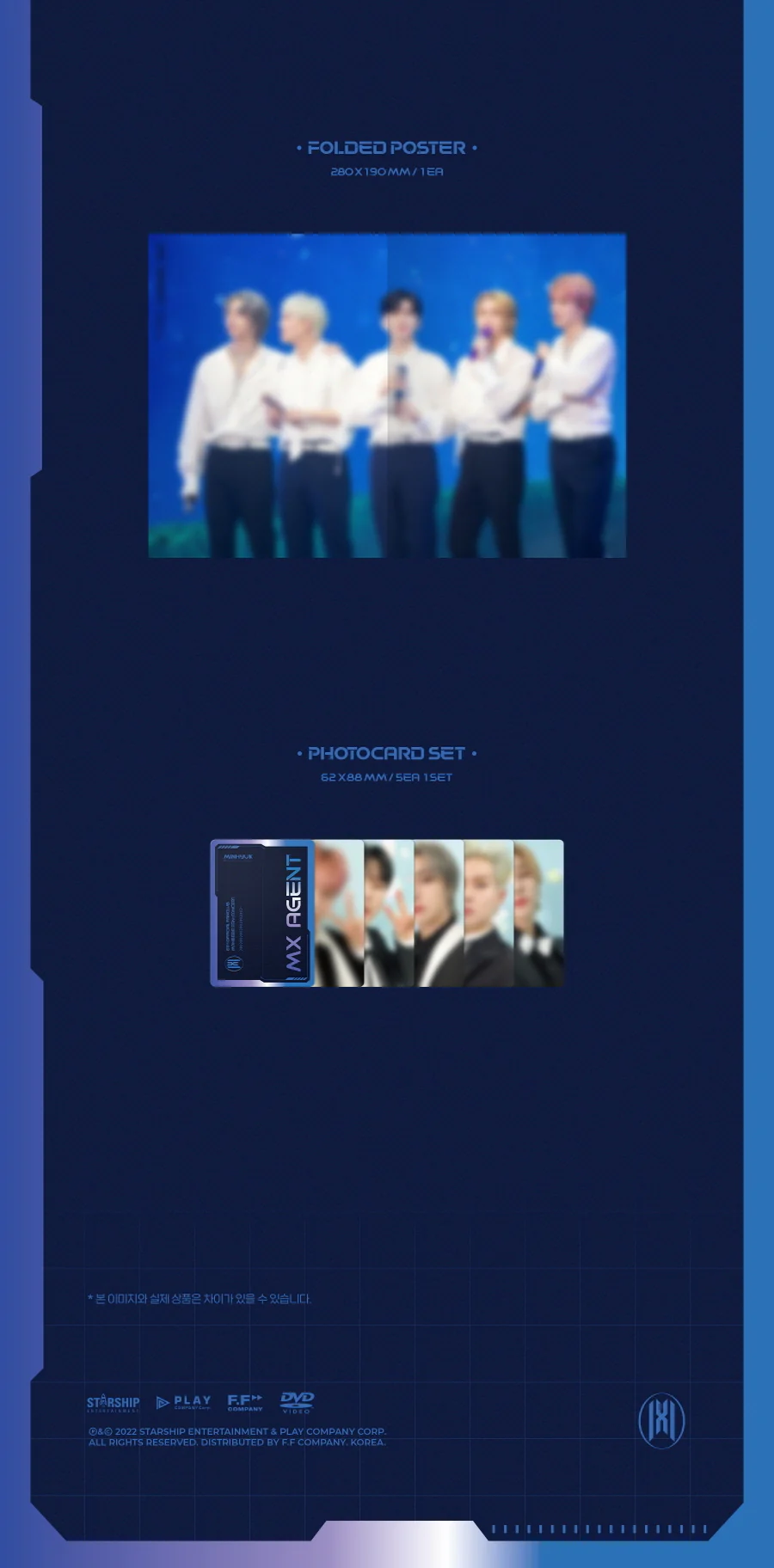 2022 MONSTA X 6TH OFFICIAL FANCLUB MONBEBE FAN-CONCERT MX AGENT DVD - Image 6