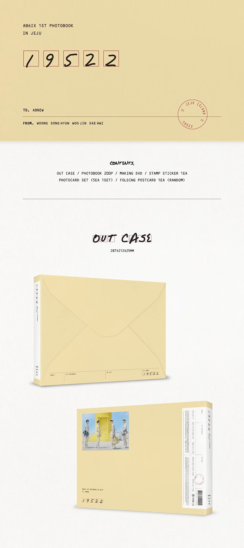[DVD] AB6IX - 1ST PHOTOBOOK IN JEJU 19522 - Image 2