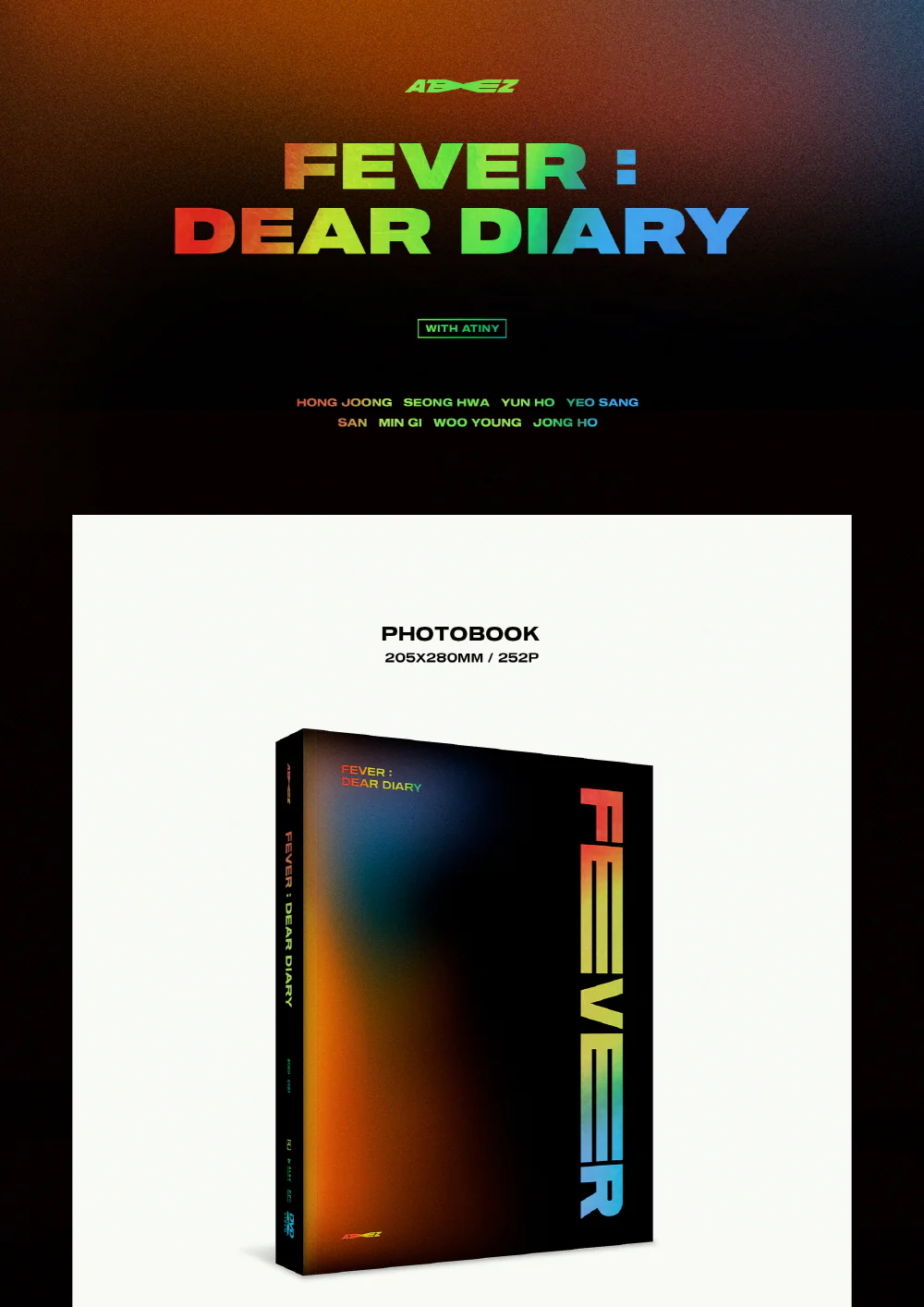 [DVD] ATEEZ - FEVER : DEAR DIARY DVD + PHOTOBOOK - Image 2
