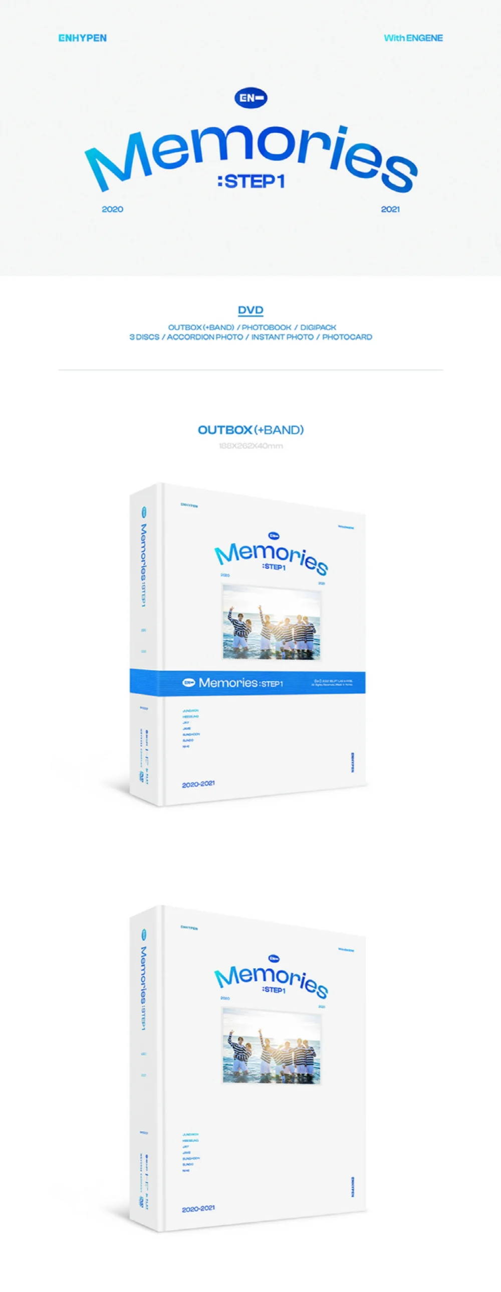 [DVD] ENHYPEN - MEMORIES : STEP 1 DVD - Image 2