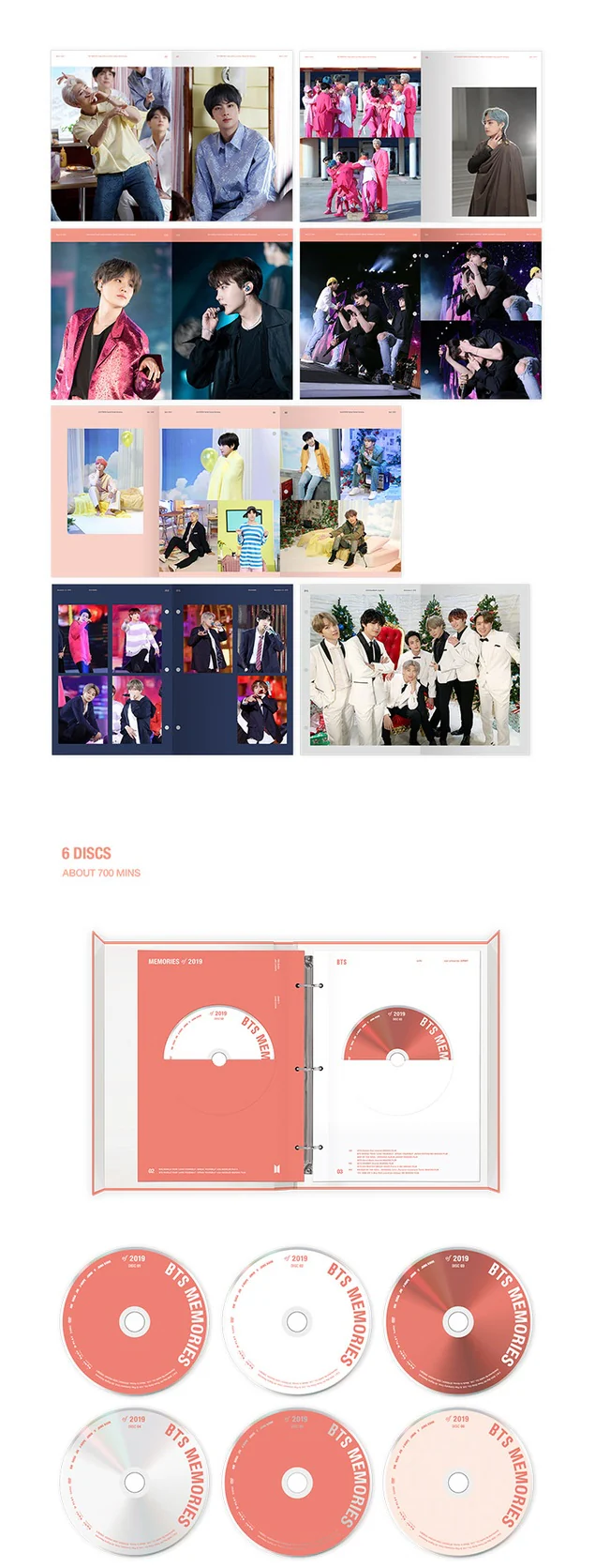 [REISSUE] BTS MEMORIES OF 2019 DVD+Extra Photocard Set - Image 3
