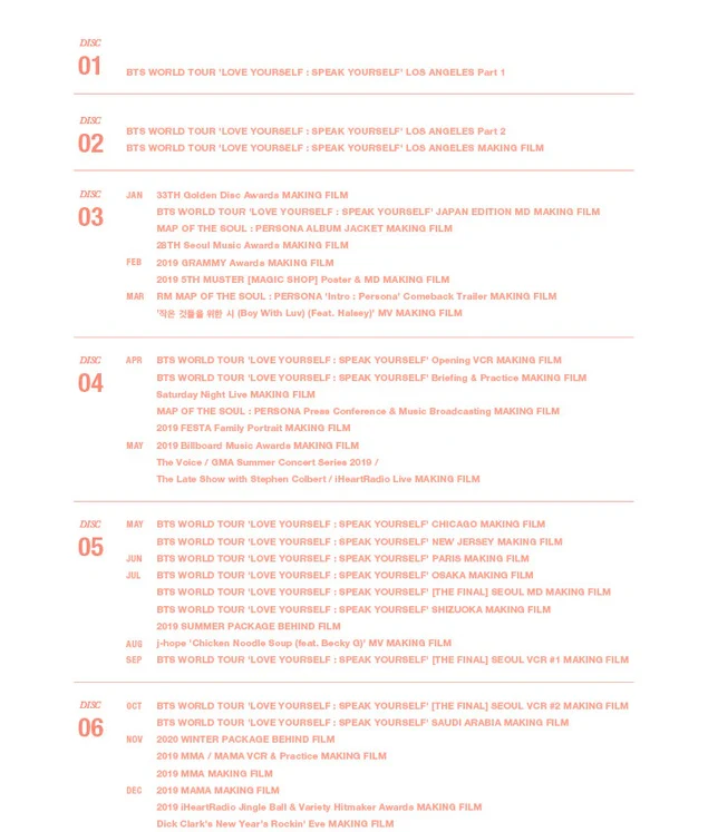 [REISSUE] BTS MEMORIES OF 2019 DVD+Extra Photocard Set - Image 4