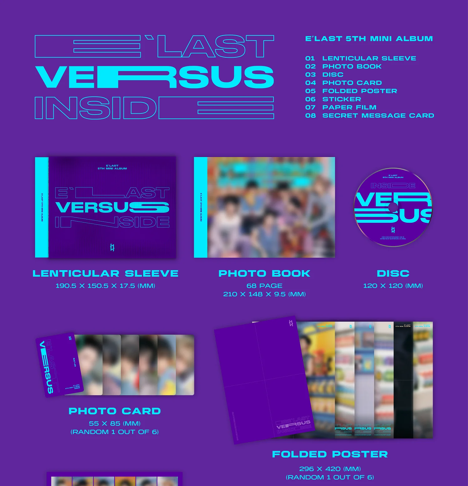 E'last Elast - 5th Mini Album Versus CD - Image 3