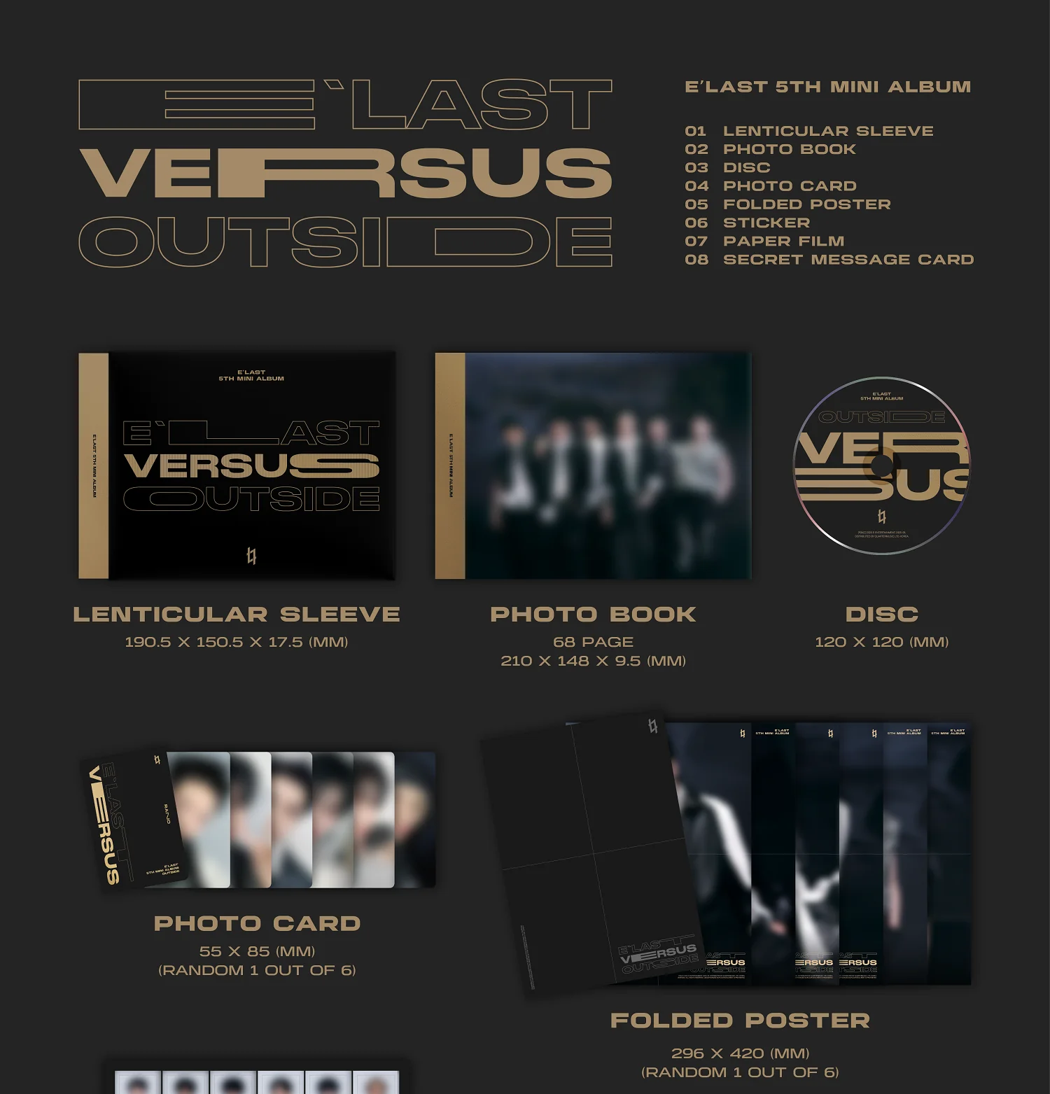 E'last Elast - 5th Mini Album Versus CD - Image 6