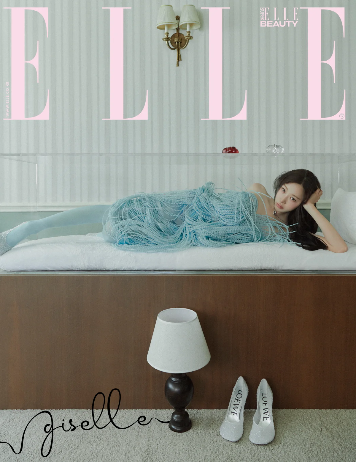 Elle Magazine Korea August 2025 Giselle Kim Seon Ho Kyoka (A/B/C/D/E/F Cover) - Image 3