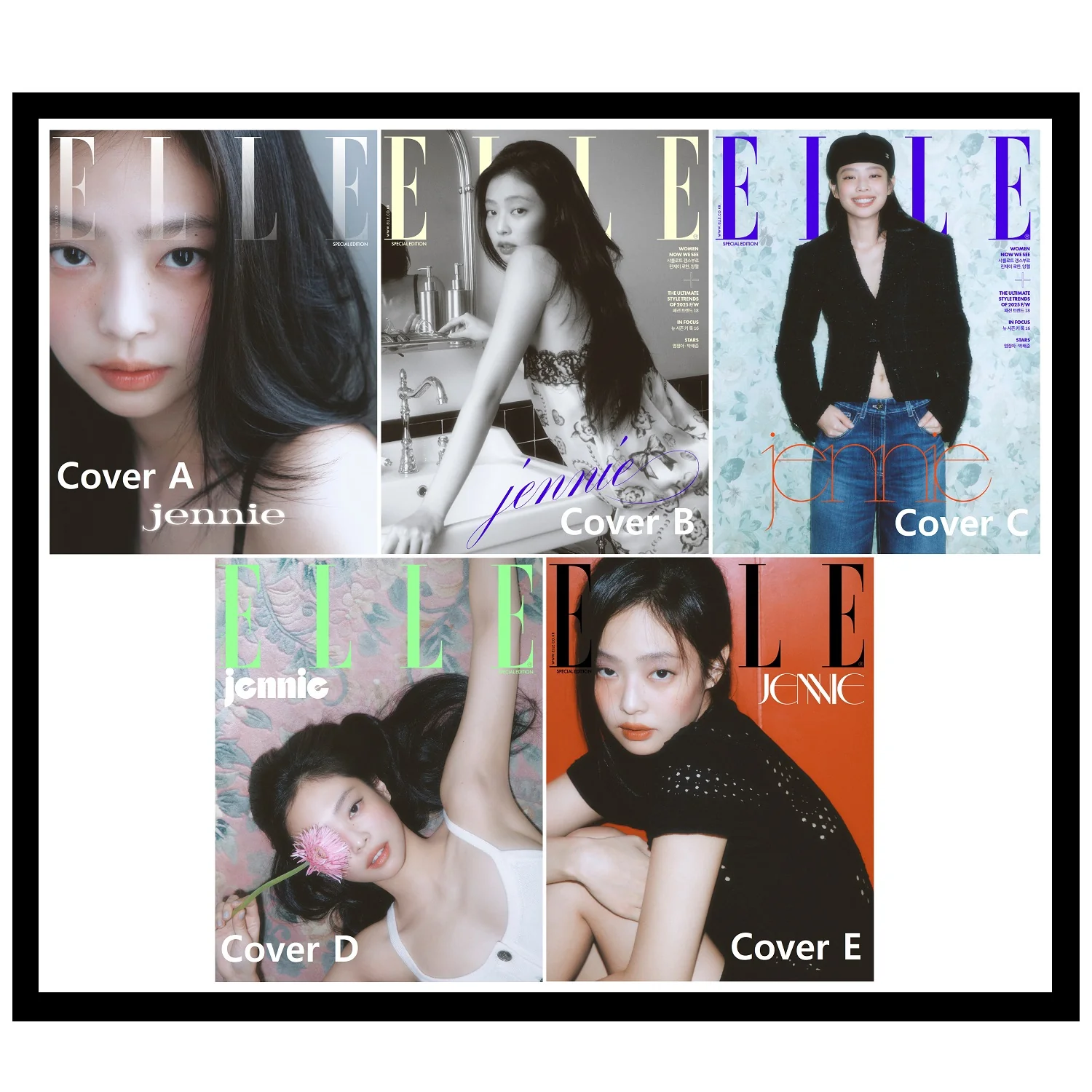 ELLE  Magazine Korea Special Edition August 2025 JENNIE BLACKPINK [Random ver.] - Image 7