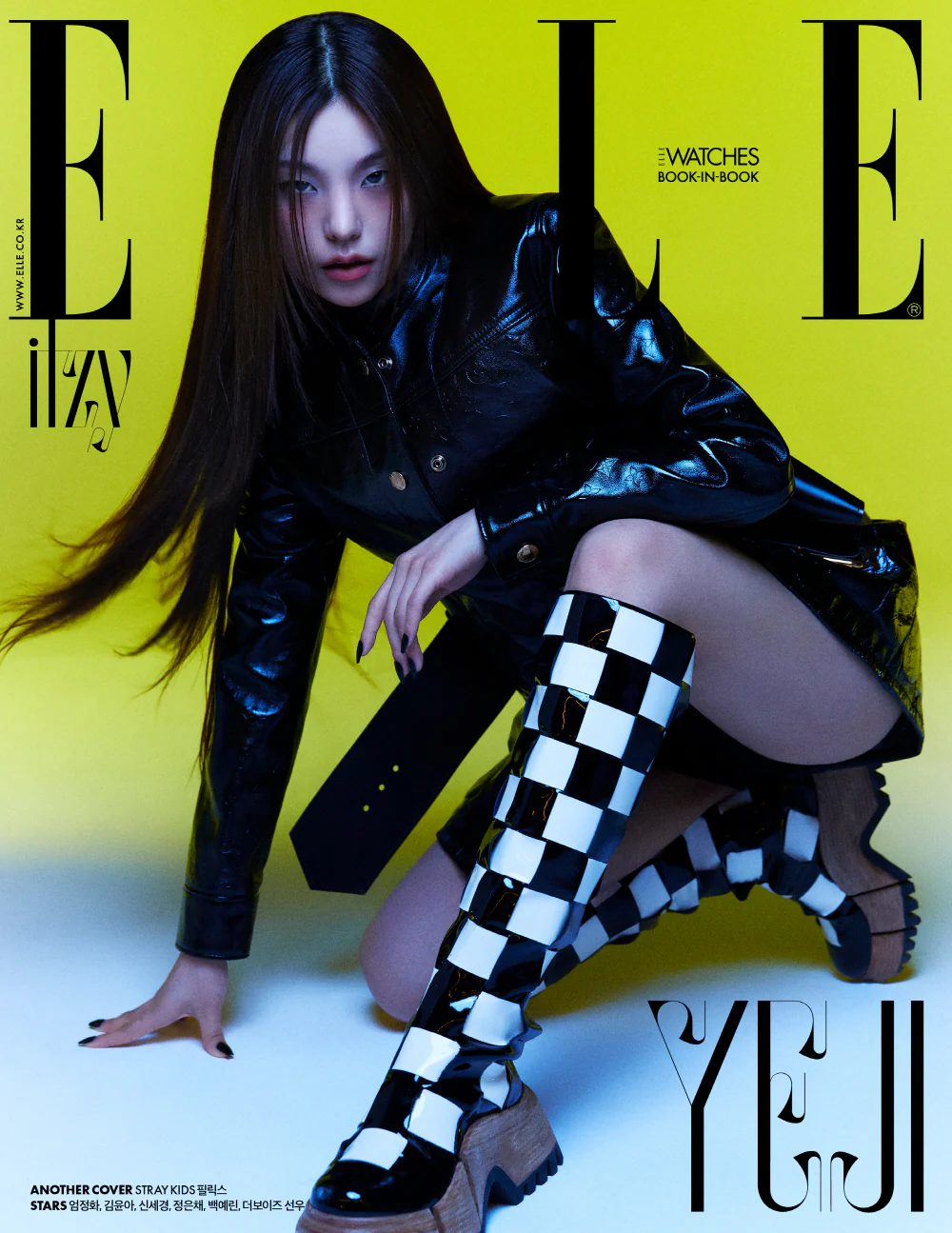 ELLE MAGAZINE MAY 2023 STRAY KIDS FELIX ITZY YEJI THE BOYZ SUNWOO - Image 6