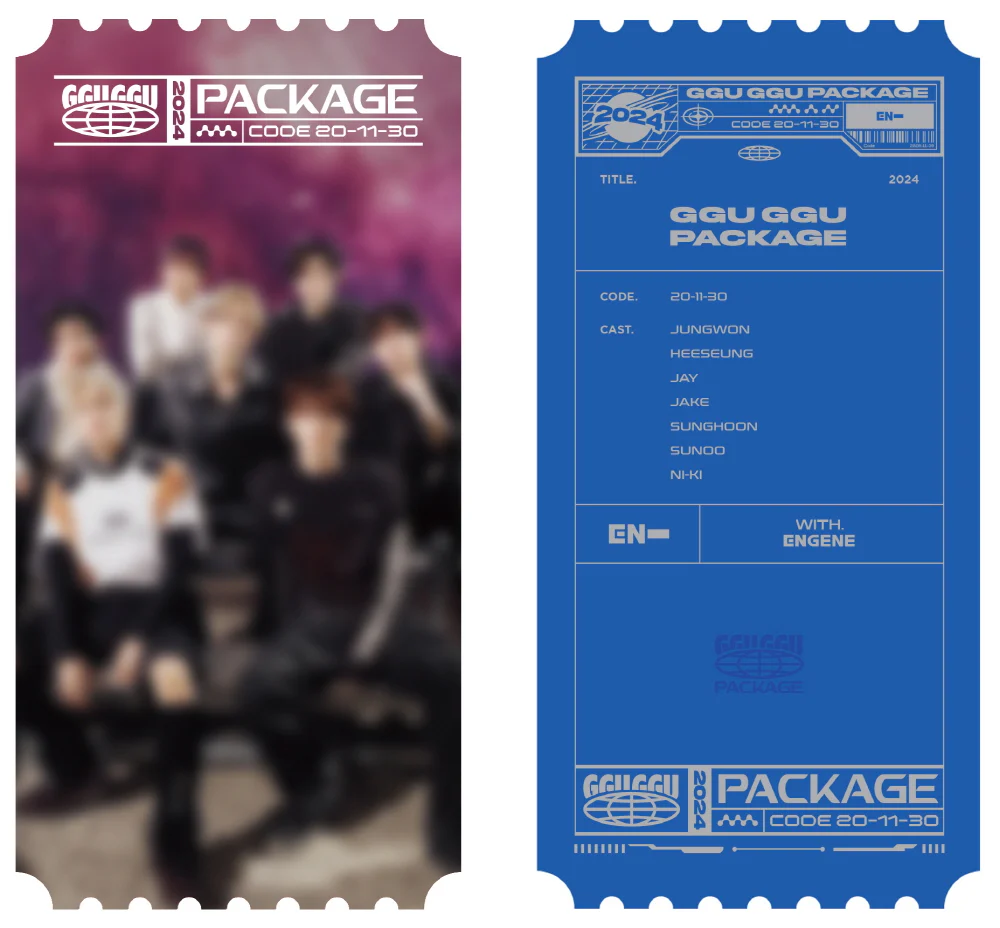 ENHYPEN 2024 GGU GGU PACKAGE + Pre-order benefit - Image 7