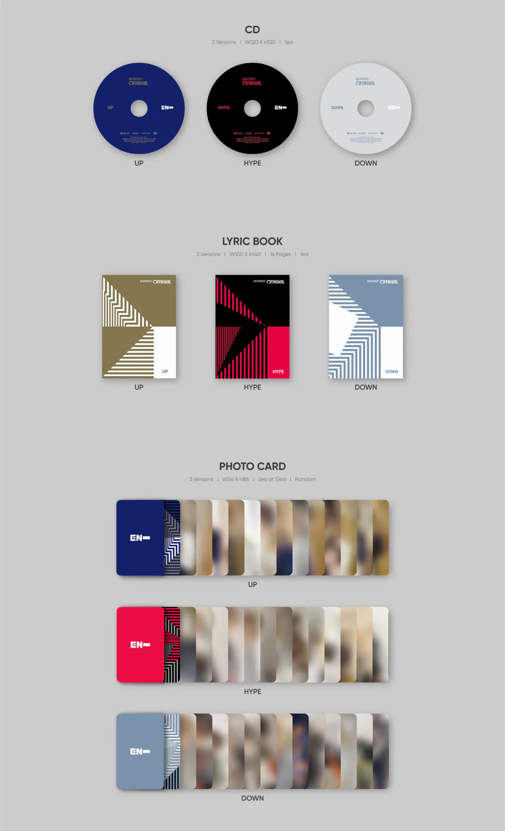 ENHYPEN - 2nd Mini Album BORDER : CARNIVA Album - Image 3