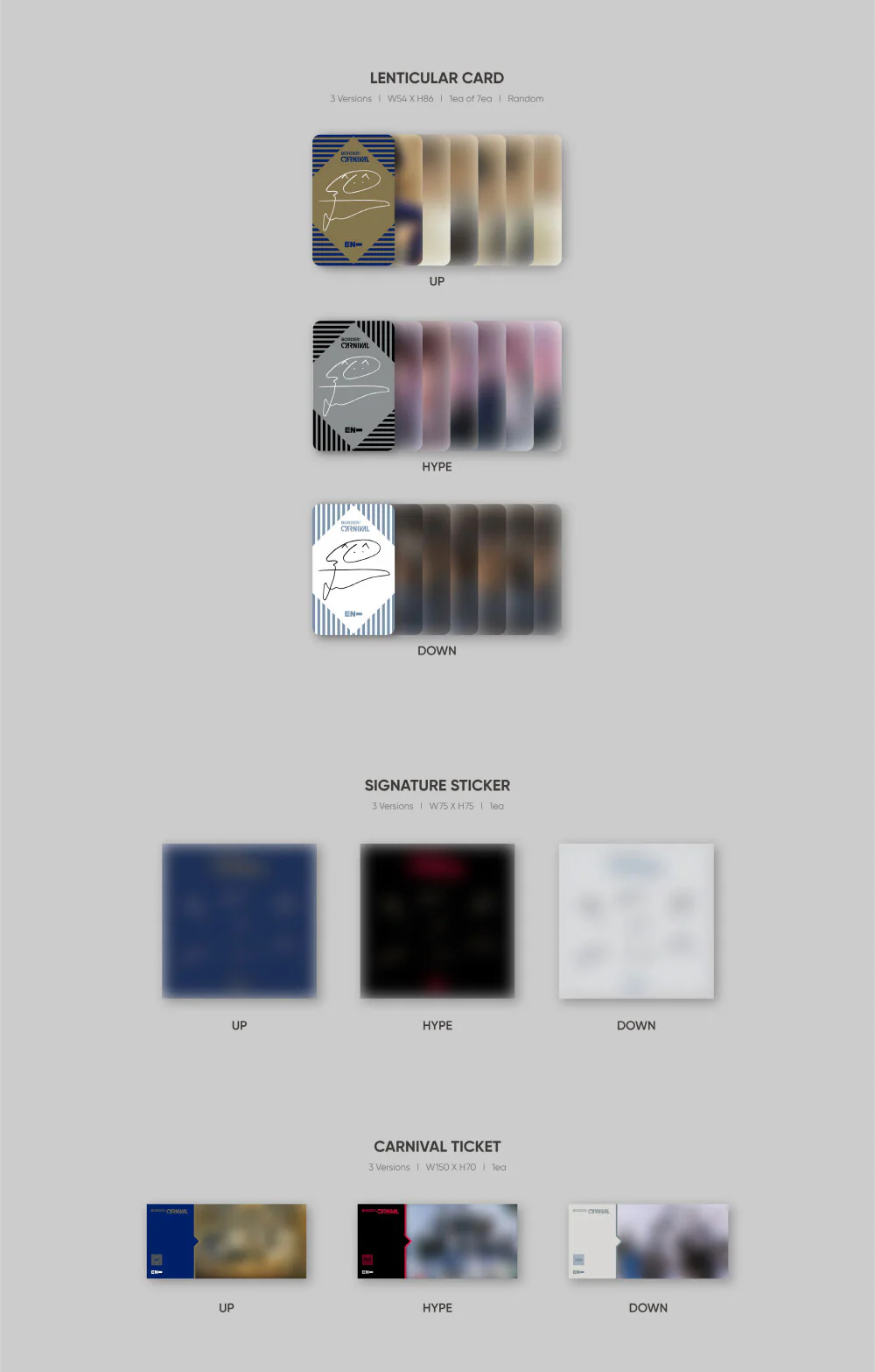 ENHYPEN - 2nd Mini Album BORDER : CARNIVA Album - Image 4