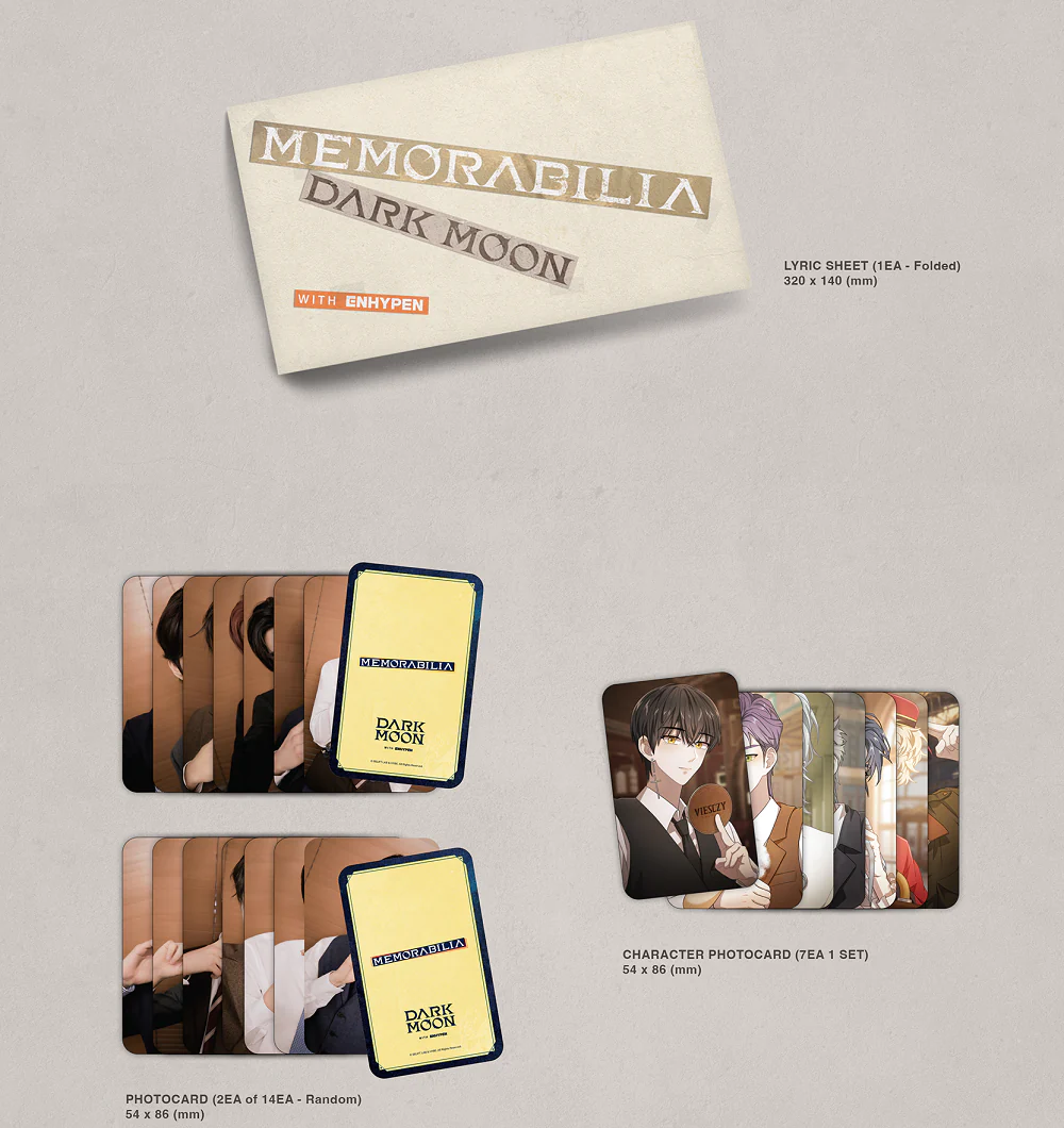 ENHYPEN - Dark Moon Special Album Memorabilia Moon version CD - Image 6
