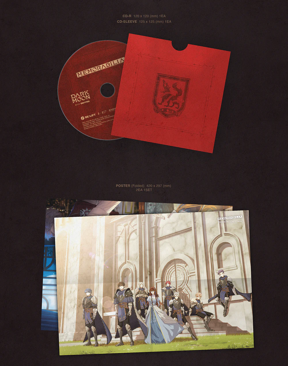 ENHYPEN - Dark Moon Special Album Memorabilia Vargr version CD - Image 3