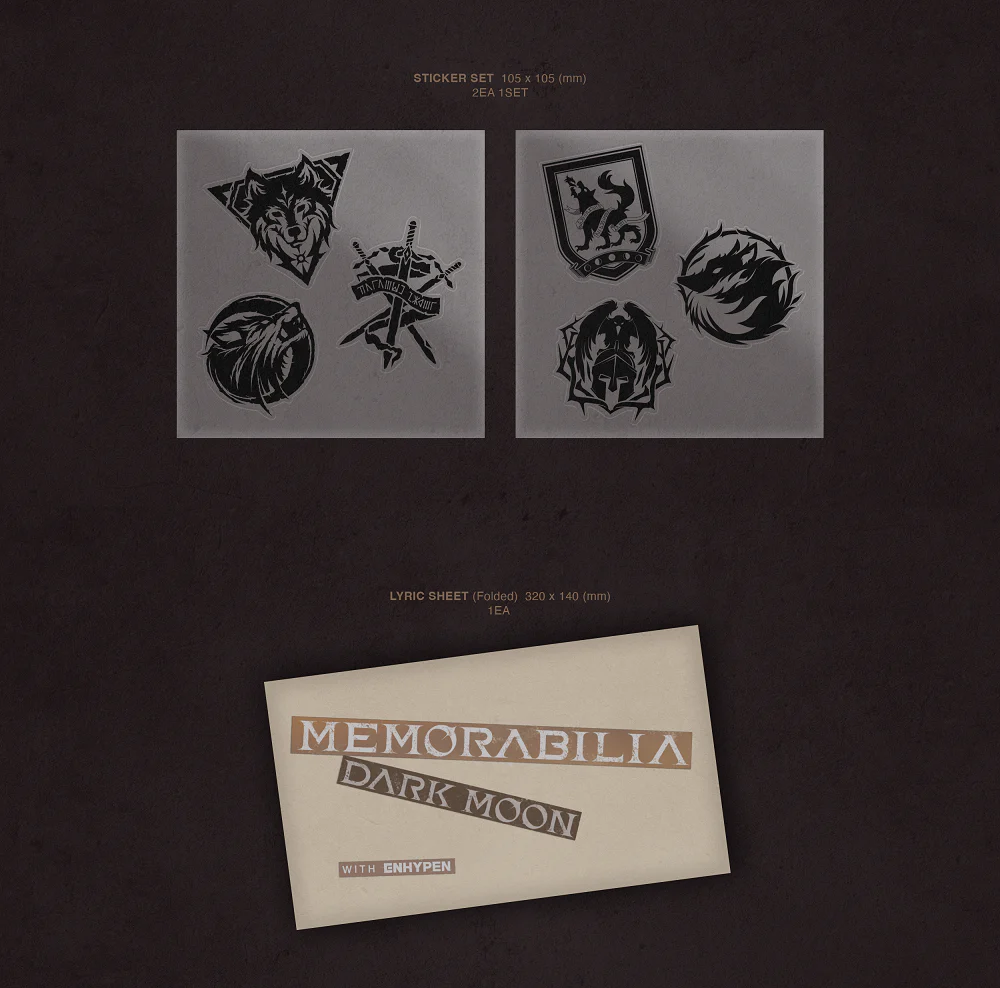 ENHYPEN - Dark Moon Special Album Memorabilia Vargr version CD - Image 4