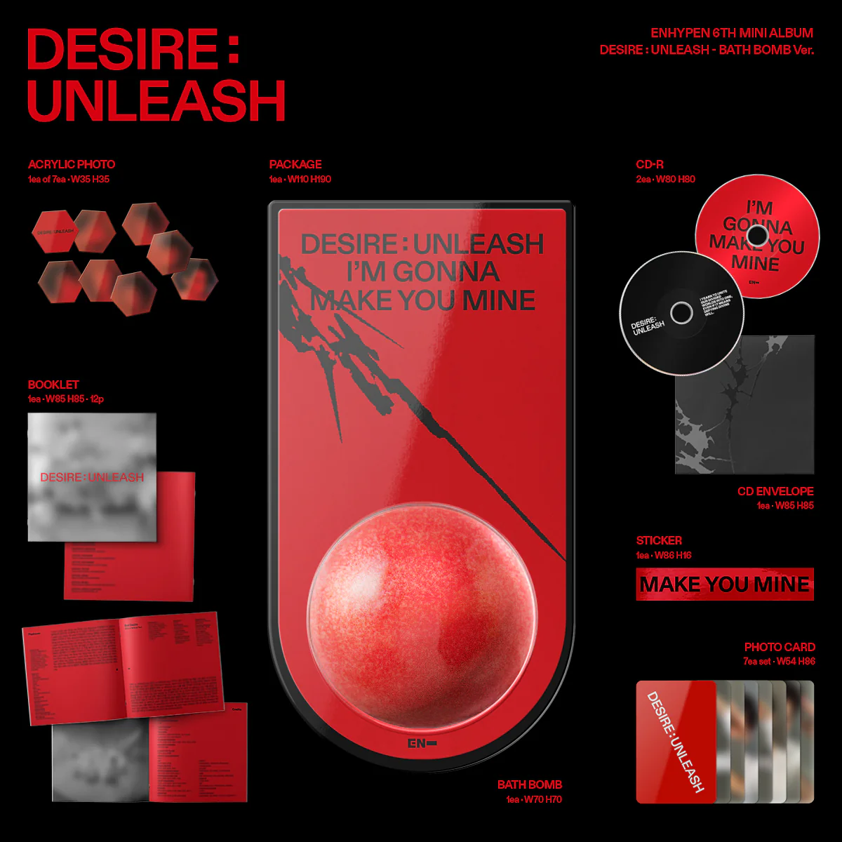 ENHYPEN - DESIRE : UNLEASH [BATH BOMB Ver.] - Image 2