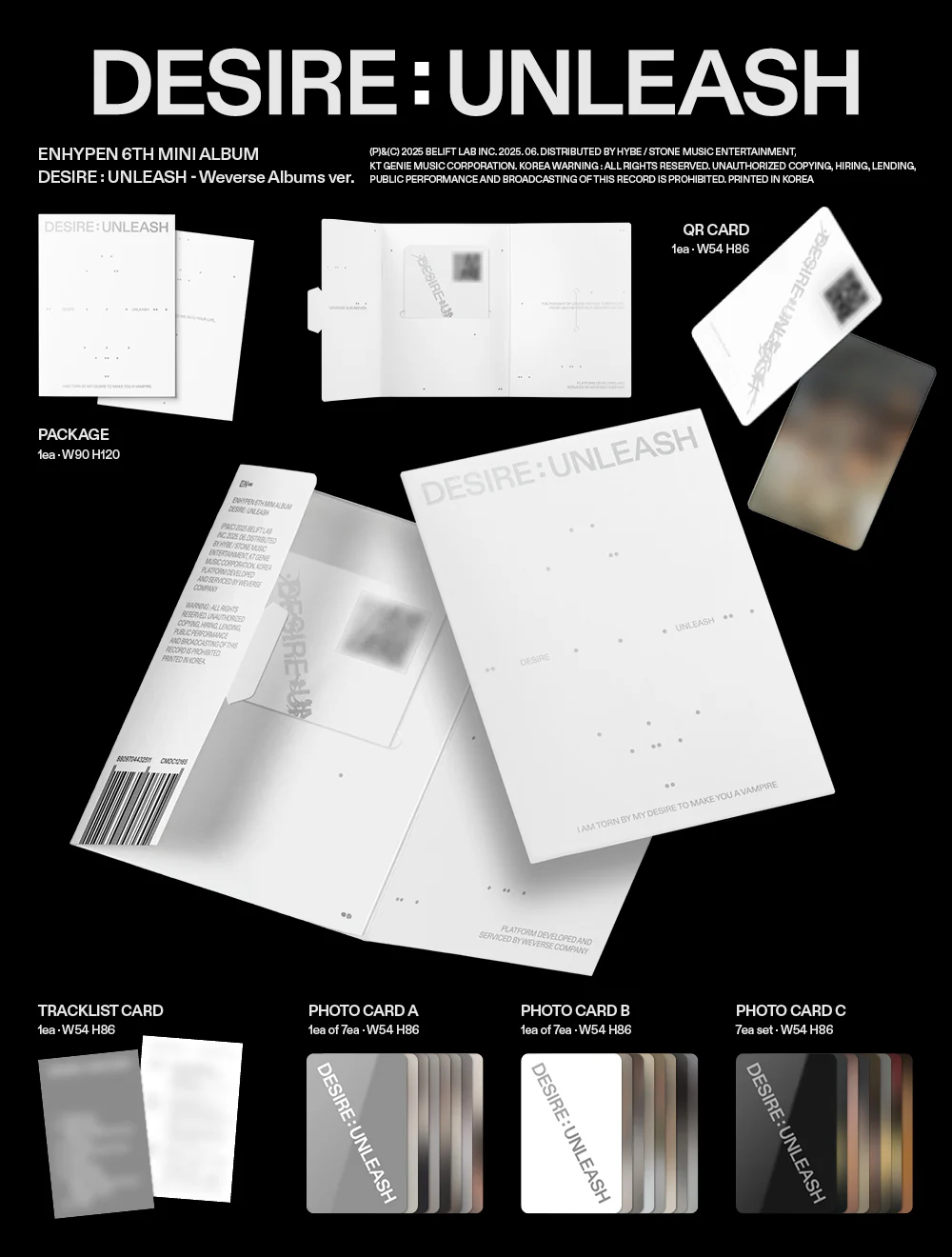 ENHYPEN - DESIRE : UNLEASH [Weverse Albums ver.] - Image 2