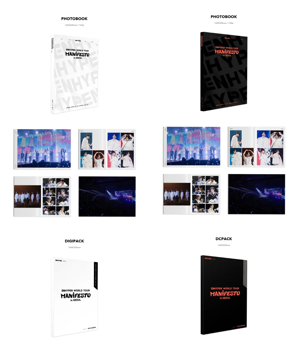 ENHYPEN - ENHYPEN WORLD TOUR [MANIFESTO] in SEOUL [DVD+DIGITAL CODE SET] + Pre-Order Benefit - Image 3