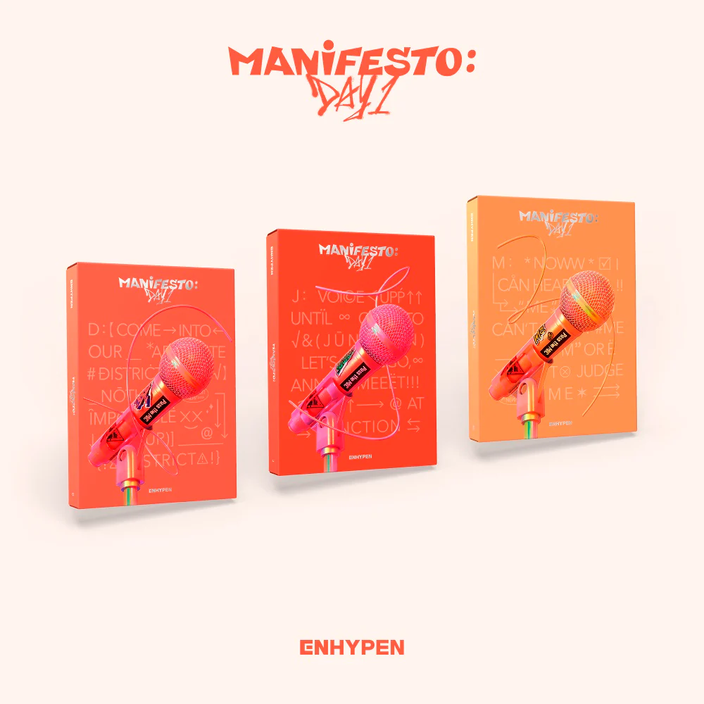 ENHYPEN - MANIFESTO : DAY 1 CD + Extra Photocards Set