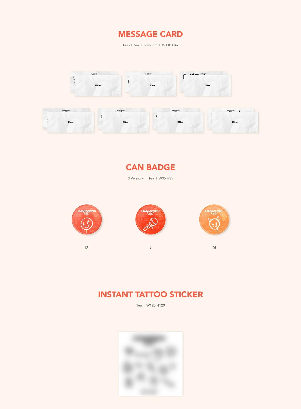 ENHYPEN - MANIFESTO : DAY 1 CD + Extra Photocards Set - Image 6