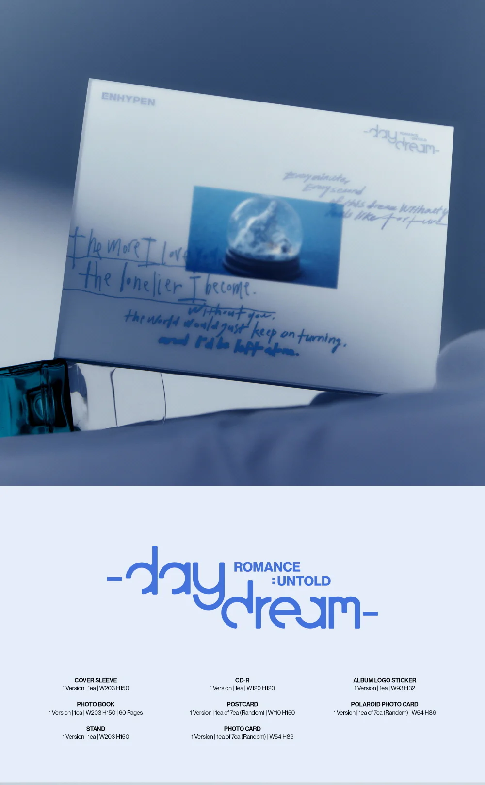 ENHYPEN - ROMANCE : UNTOLD [daydream] 2nd Album Repackage (JAPAN Edition) - Image 2