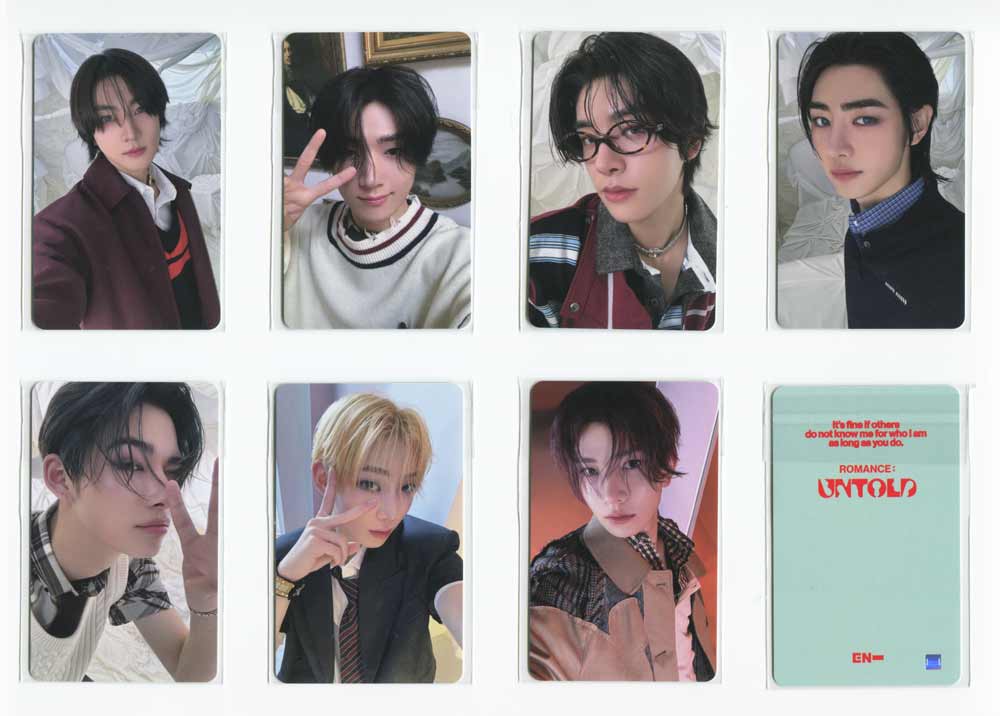 ENHYPEN - ROMANCE: UNTOLD [MUSICART] 2nd LUCKY DRAW EVENT EXCLUSIVE OFFICIAL PHOTOCARD with STICKER(복사) - Image 9