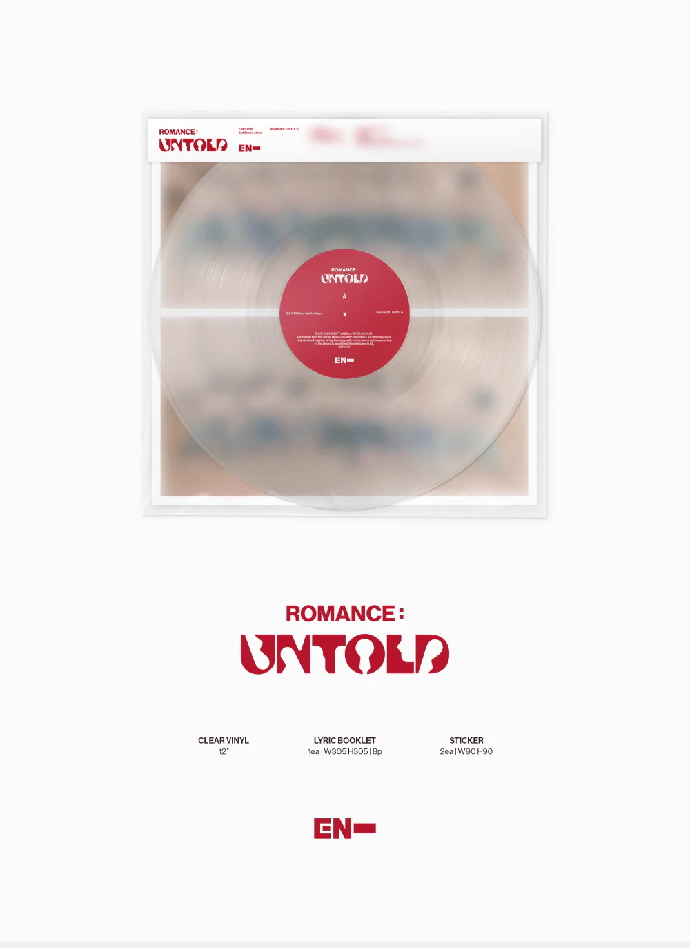 ENHYPEN - ROMANCE : UNTOLD [Vinyl LP] - Image 2