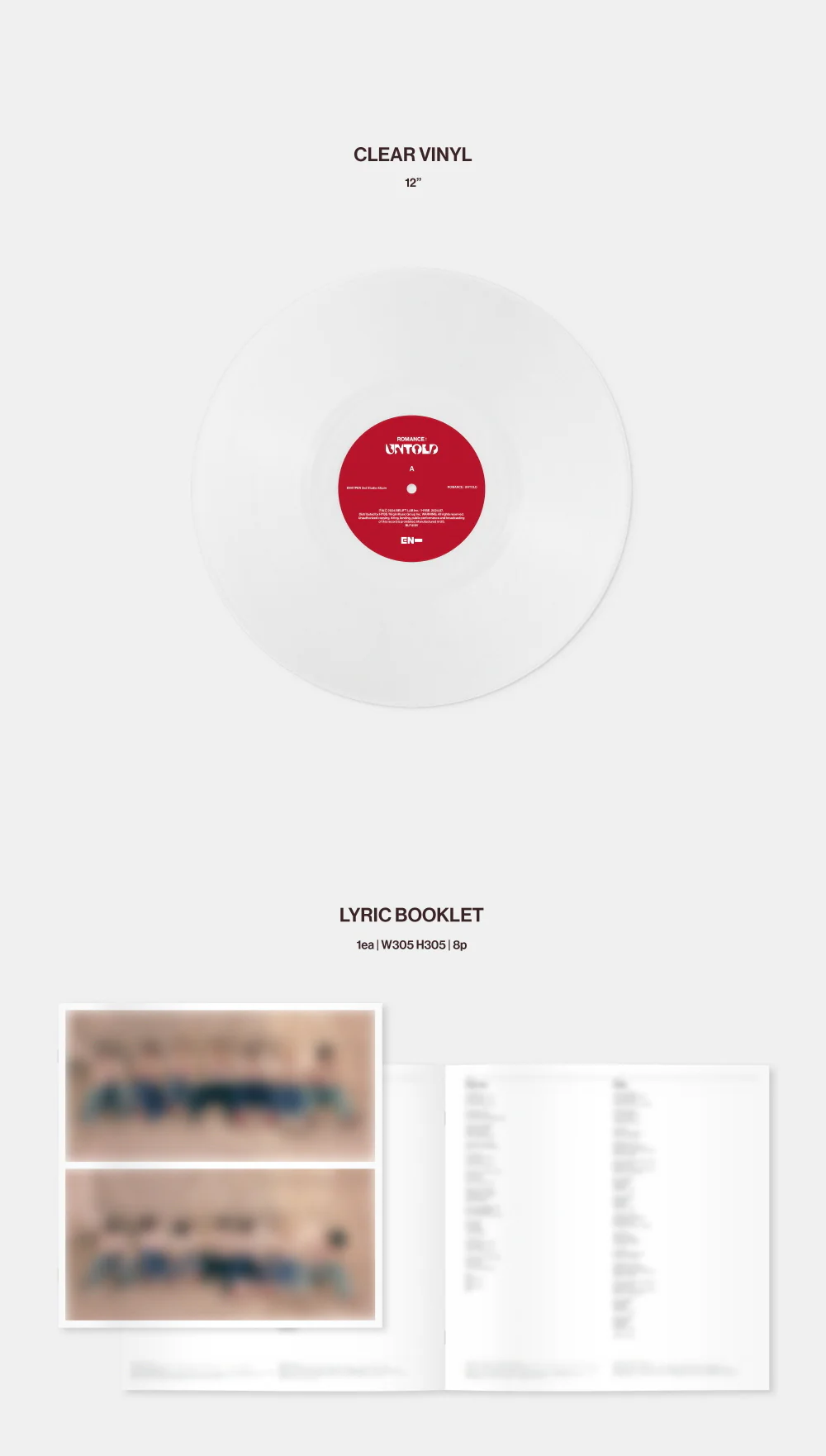 ENHYPEN - ROMANCE : UNTOLD [Vinyl LP] - Image 3
