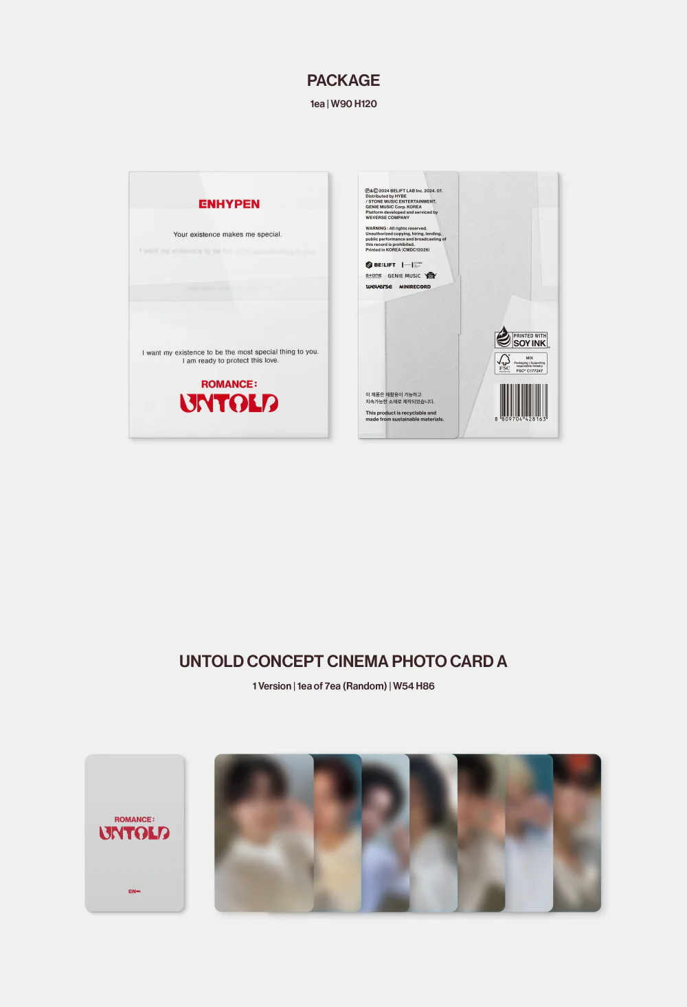 ENHYPEN - ROMANCE : UNTOLD [Weverse Albums ver.] - Image 4