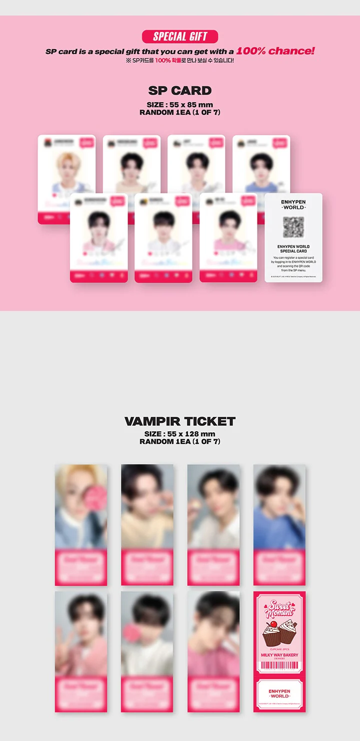 ENHYPEN WORLD COUPON CARD COLLECTION [SWEET MOMENT SPECIAL ver.] - Image 3