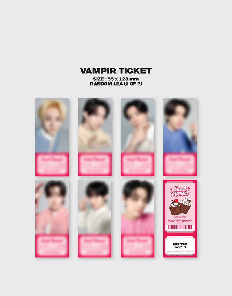 ENHYPEN WORLD COUPON CARD COLLECTION [SWEET MOMENT BASIC ver.] - Image 3
