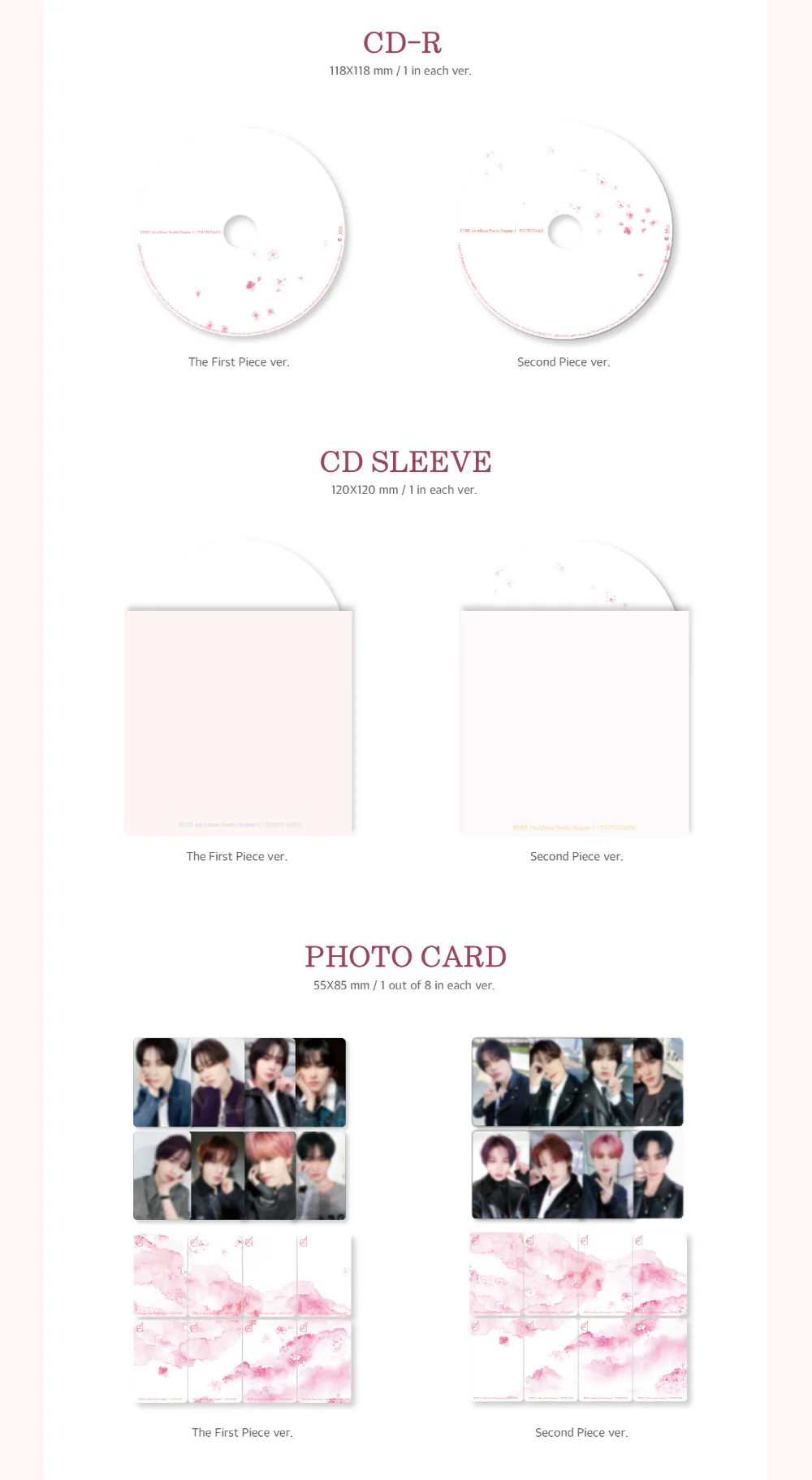 EPEX - Youth Chapter 1 : YOUTH DAYS 1st Album - Image 3