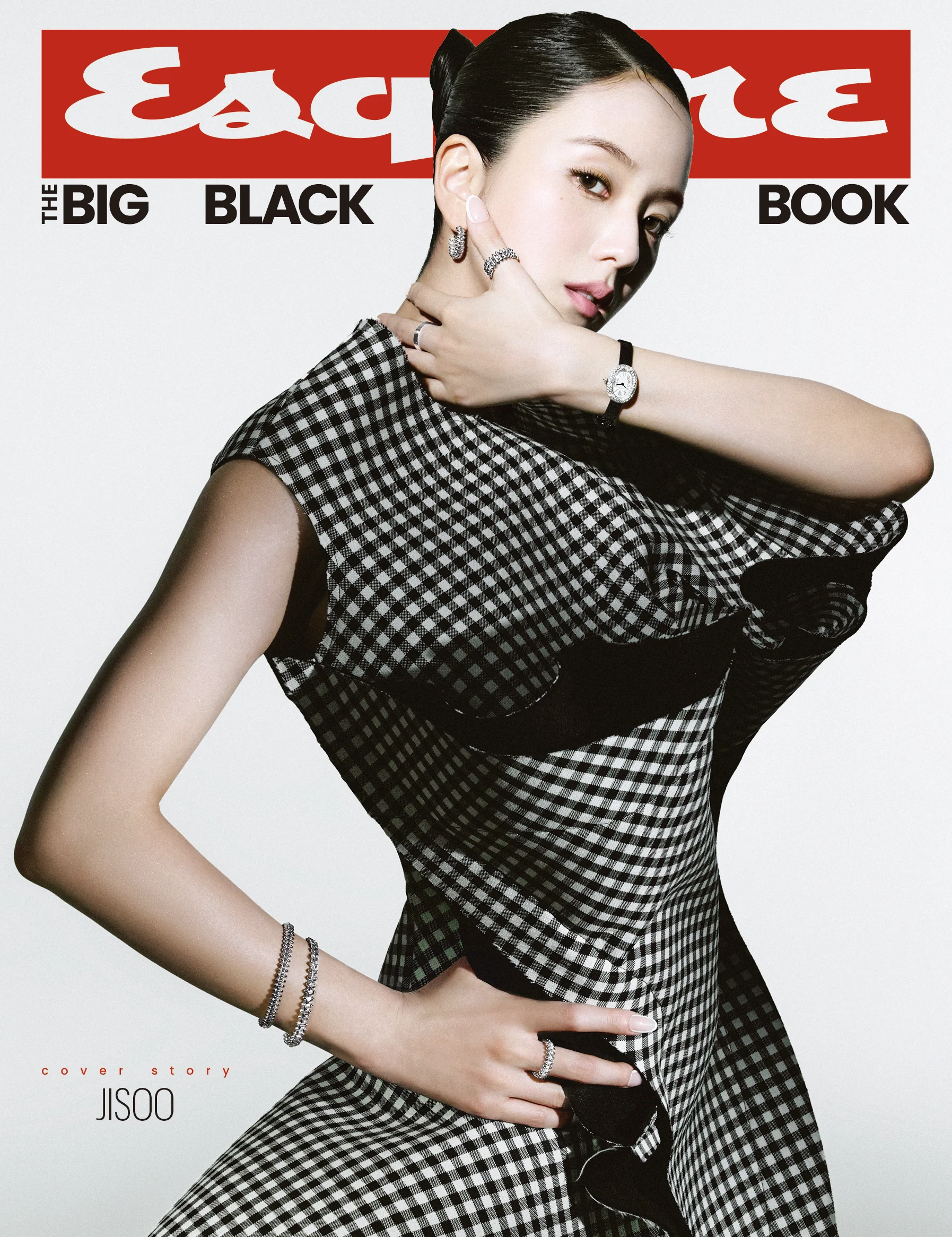 Esquire KOREA Magazine 2026 BIG BLACK BOOK Issue Cover : JISOO Black Pink [Random ver.] - Image 3
