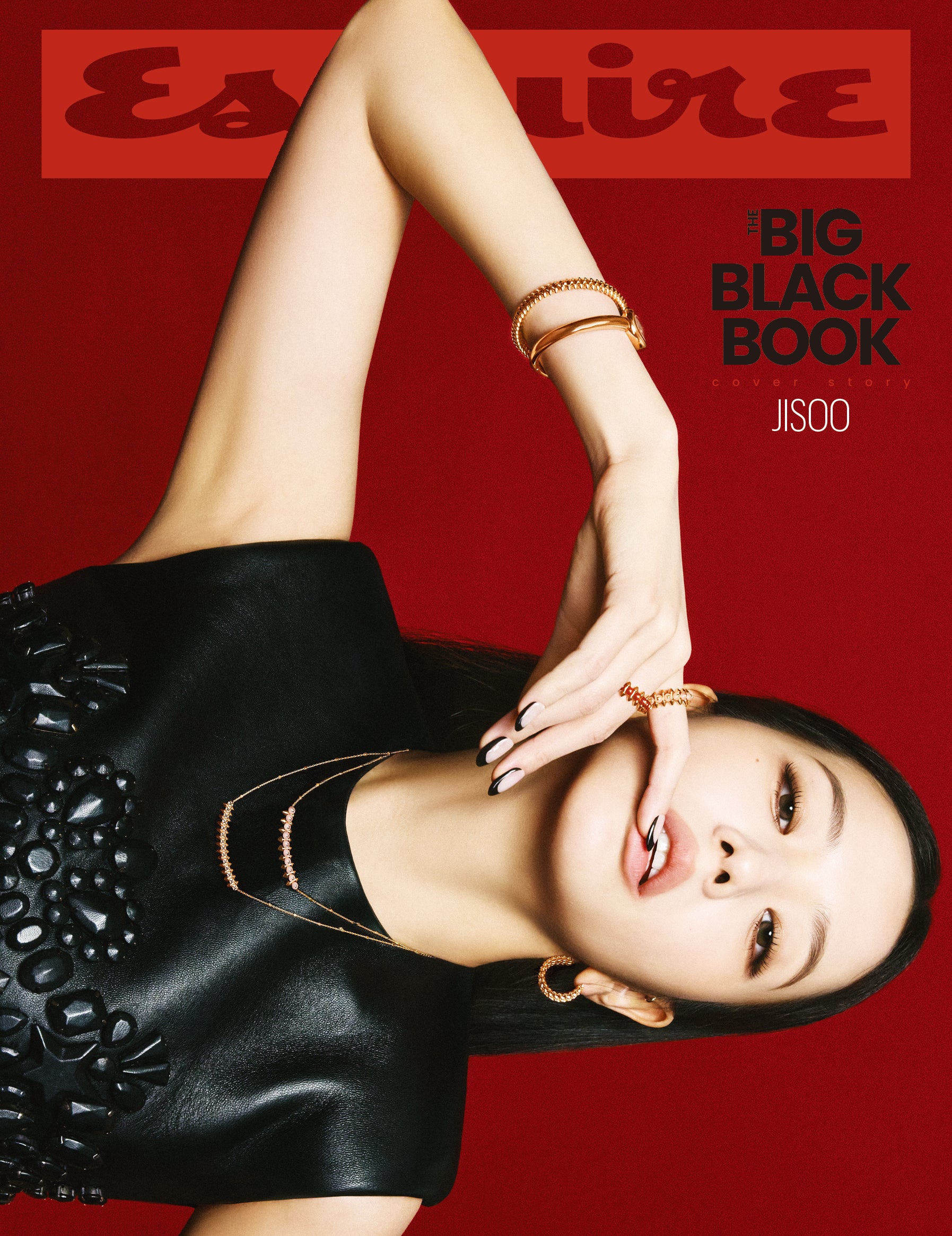 Esquire KOREA Magazine 2026 BIG BLACK BOOK Issue Cover : JISOO Black Pink [Random ver.] - Image 4