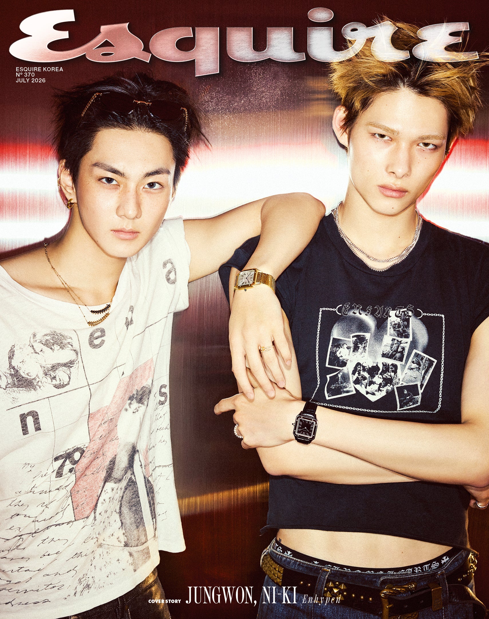 Esquire Korea Magazine July 2026 Jungwon & Niki Enhypen - Image 6