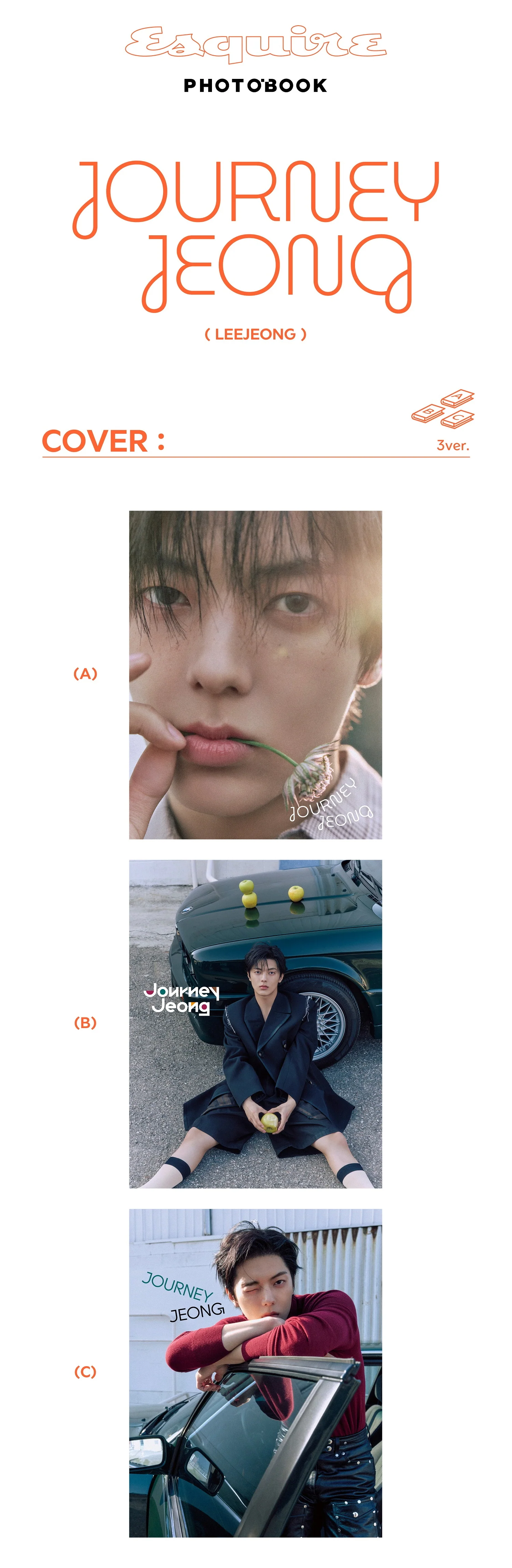 Esquire Photobook Leejeong+Folded Poster - Image 2