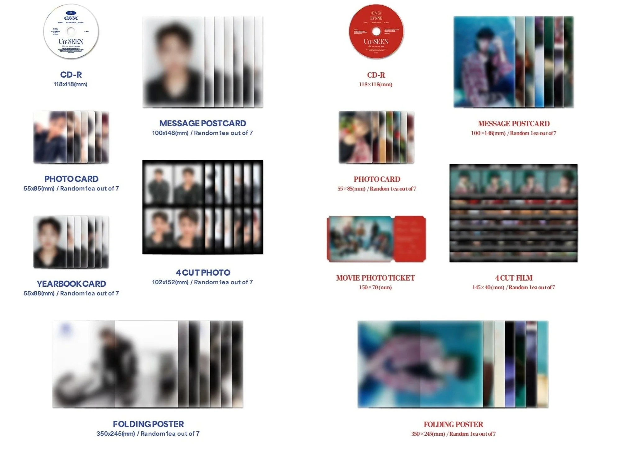 EVNNE - 2nd Mini Album Un: SEEN CD - Image 3