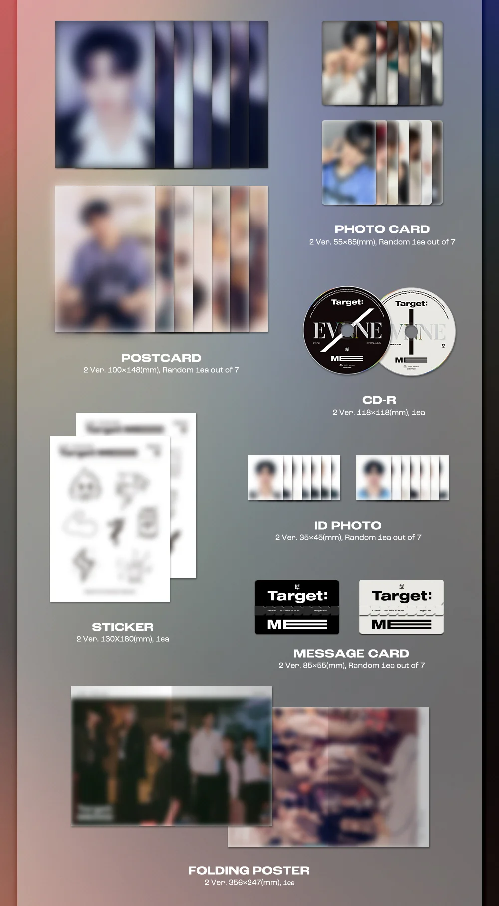 EVNNE - Target : ME (1st Mini Album) CD - Image 3
