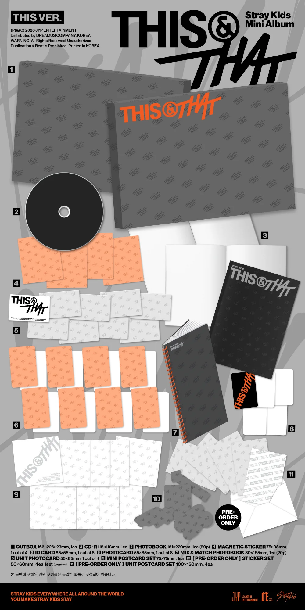 [EXCLUSIVE POB] Stray Kids - THIS & THAT 10th Mini Album+Pre-Order Gift - Image 2