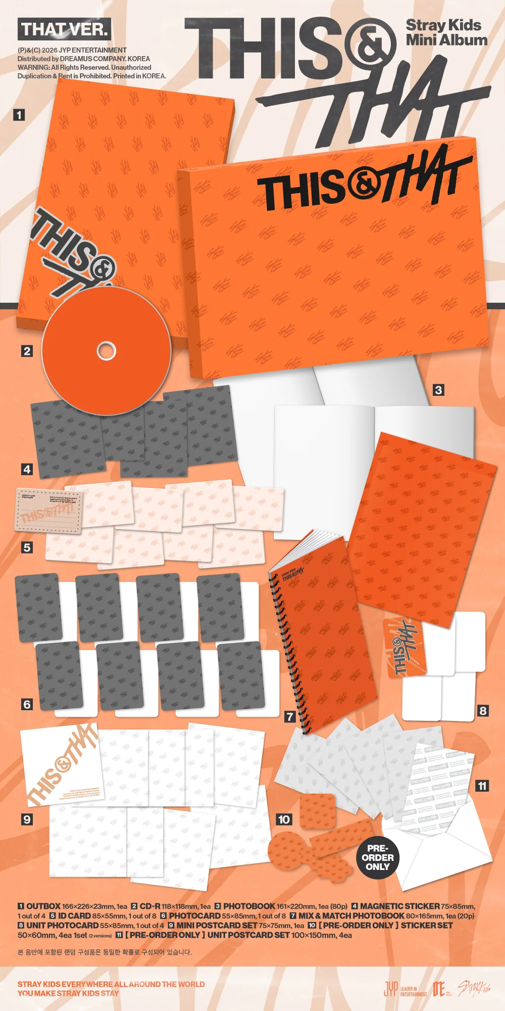 [EXCLUSIVE POB] Stray Kids - THIS & THAT 10th Mini Album+Pre-Order Gift - Image 3