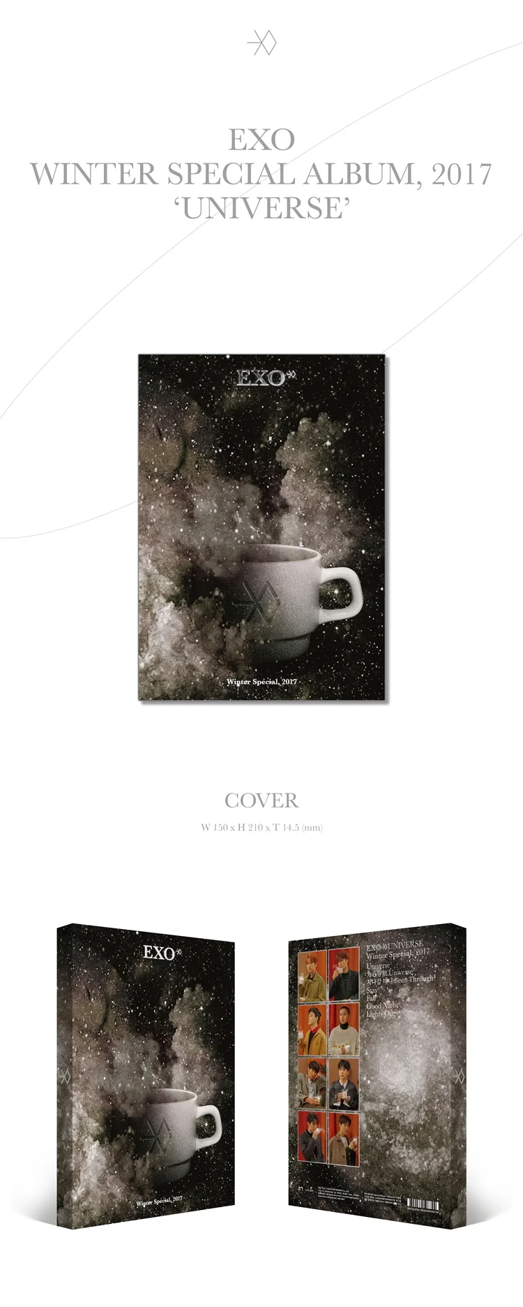 EXO - 2017 Winter Special Album UNIVERSE CD - Image 2