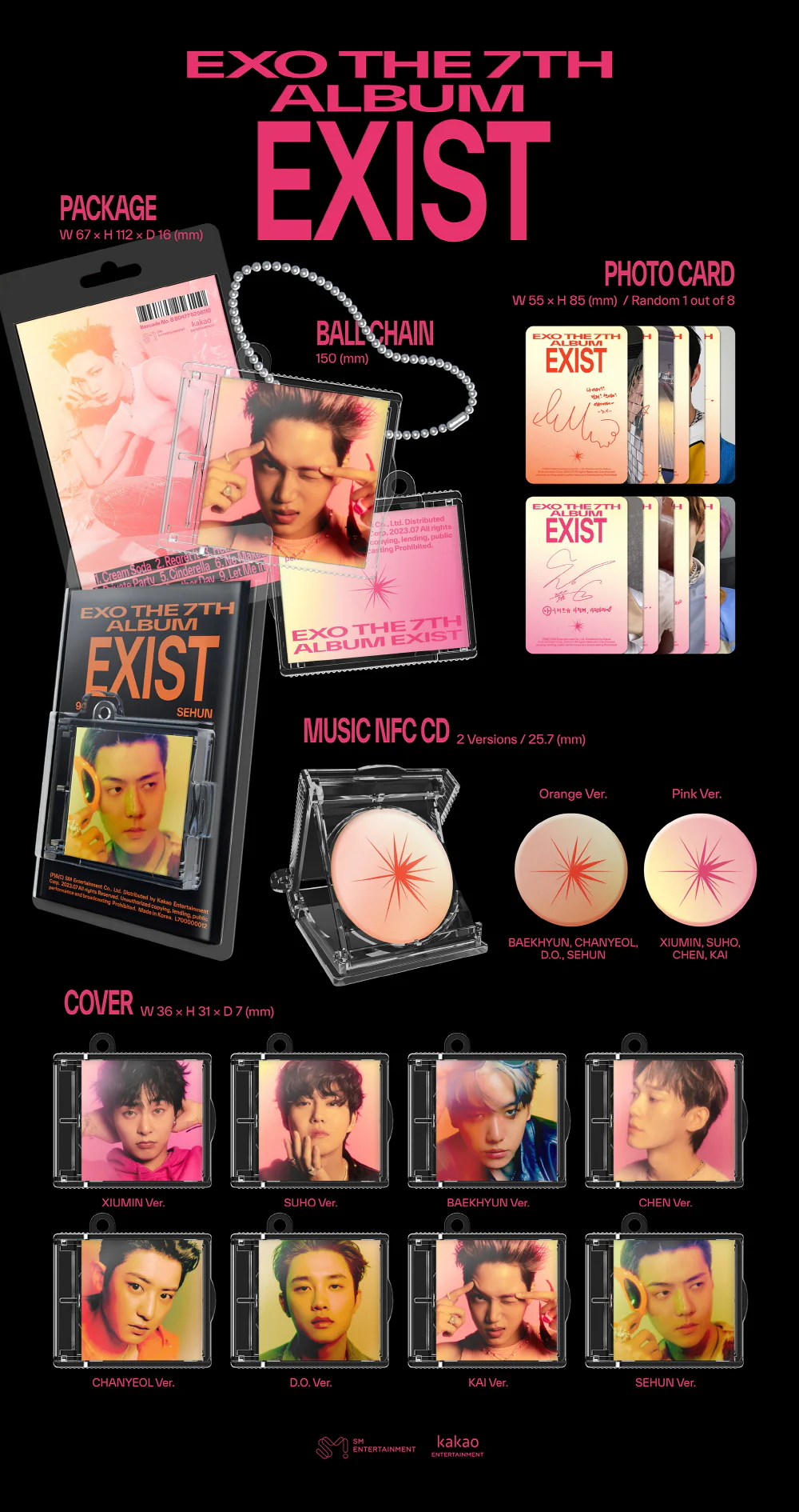 EXO - EXIST [SMini Ver.] Smart Album - Image 2