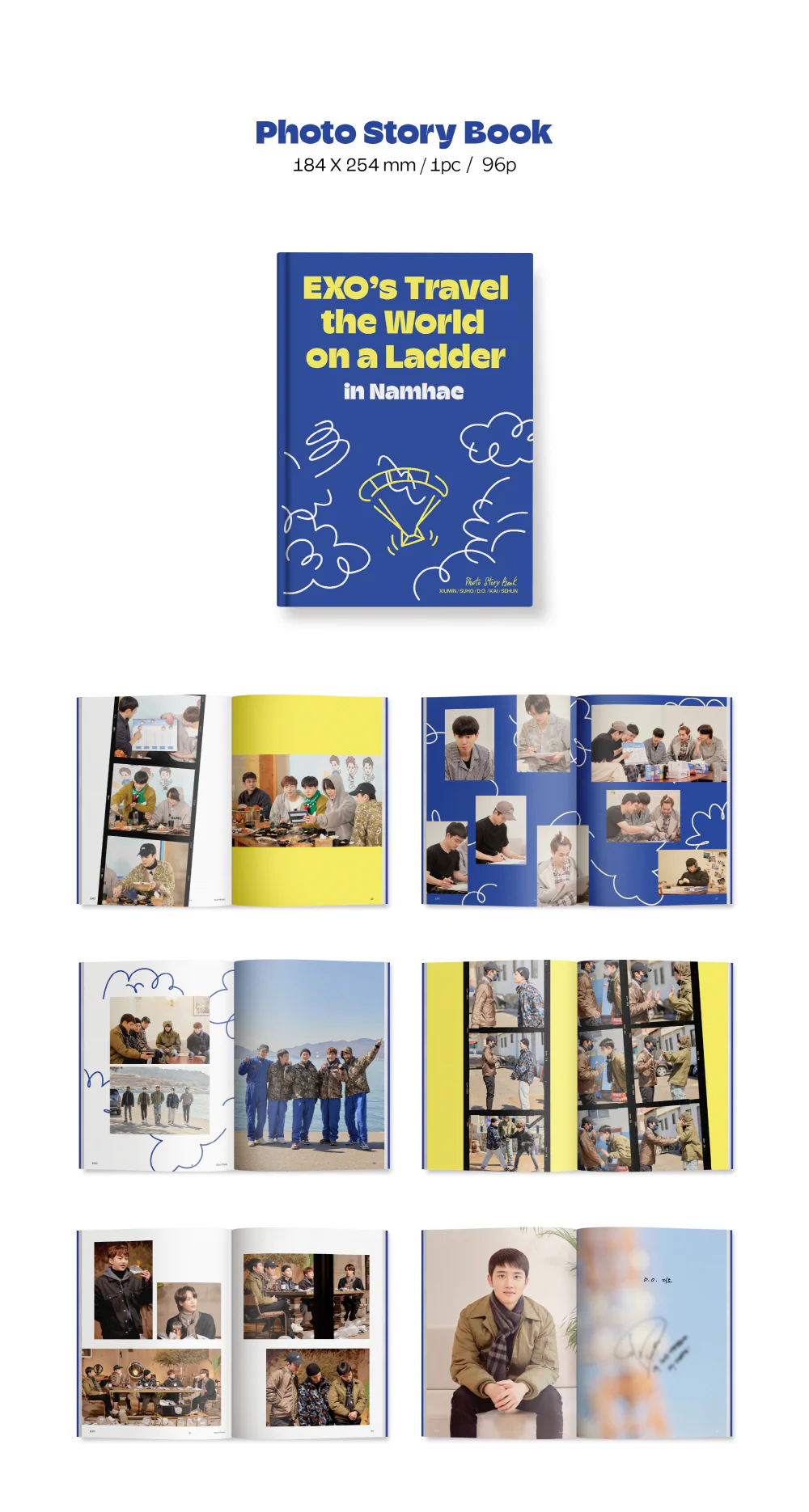 EXO - EXO's Travel the World On a Ladder in Namhae Photo Story Book - Image 3