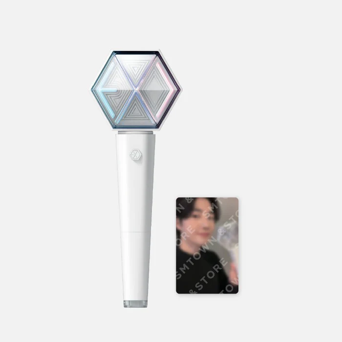 EXO OFFICIAL LIGHT STICK FANLIGHT VER.3.0 + 1 RANDOM PHOTOCARD