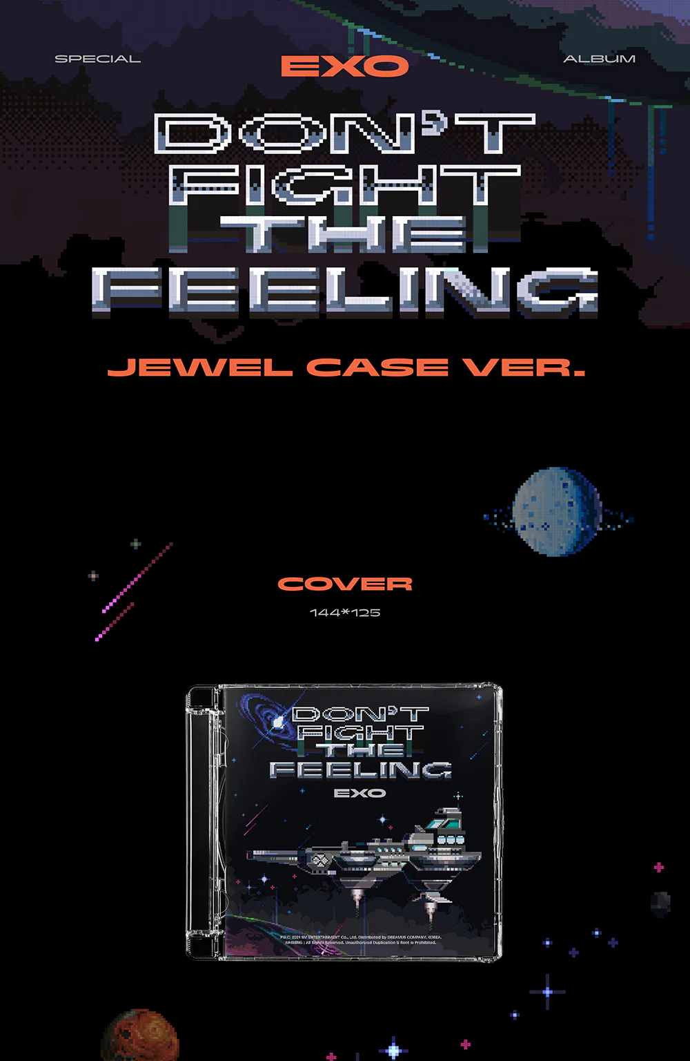 EXO - Special Album DON’T FIGHT THE FEELING Jewel Case version CD - Image 2
