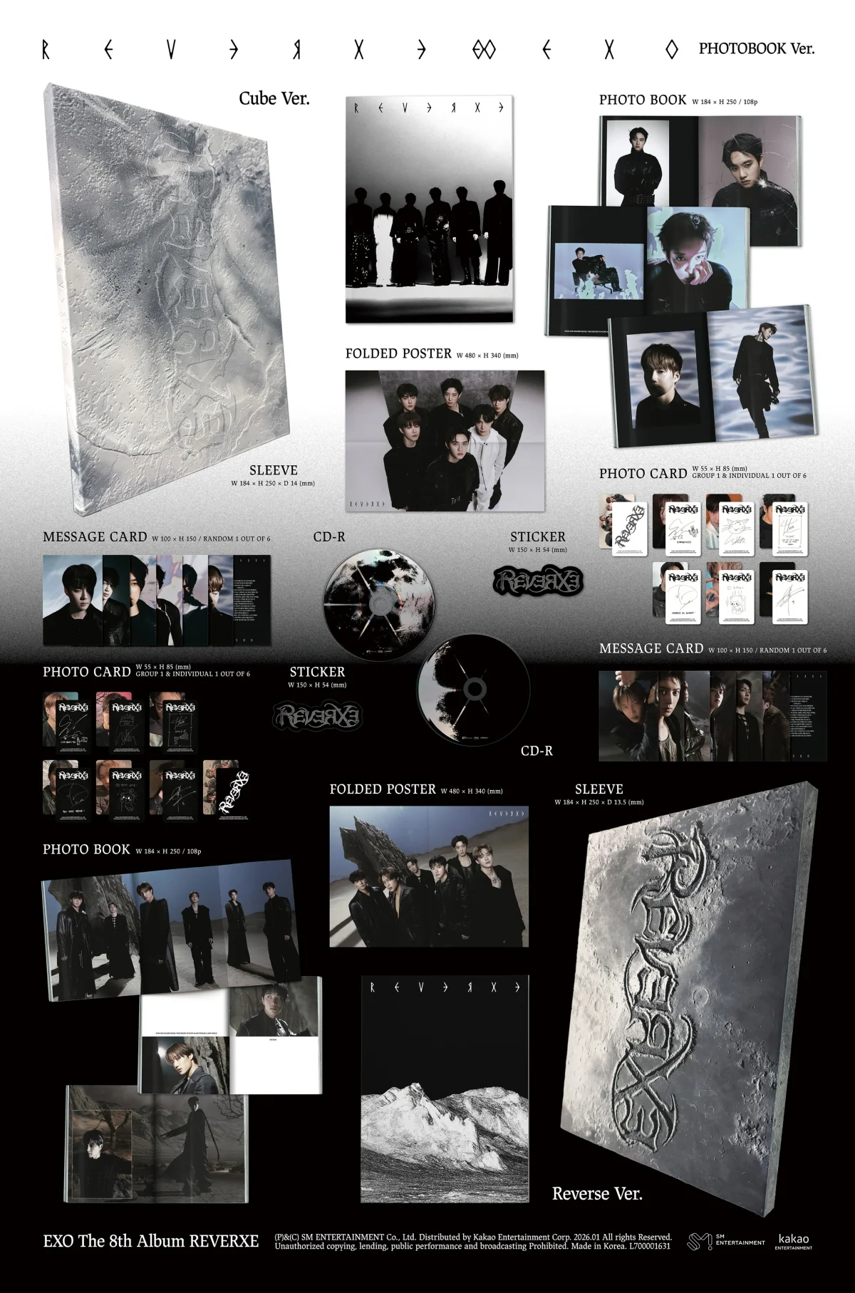 Exo - Vol.8 Reverxe Photobook version CD - Image 2
