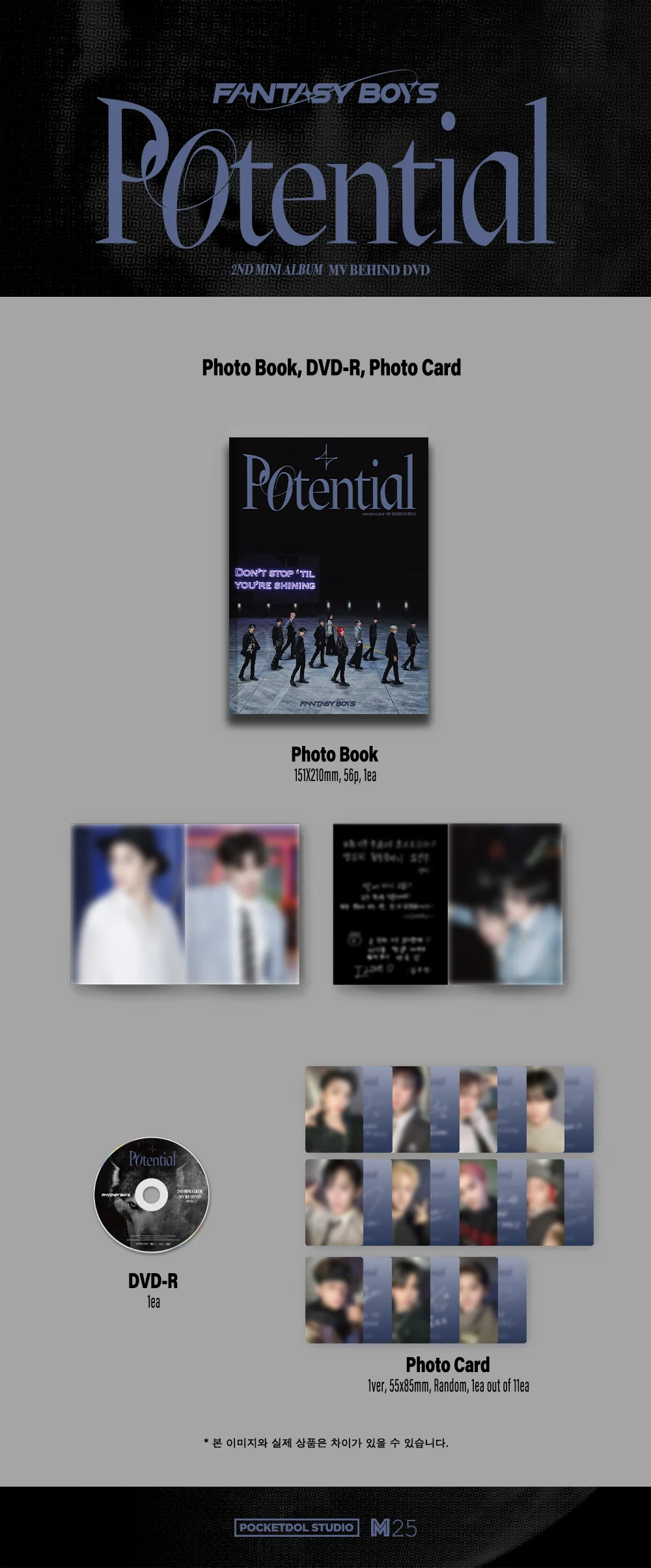 FANTASY BOYS - 2nd Mini Album Potential MV BEHIND DVD - Image 2