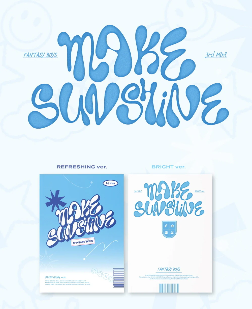FANTASY BOYS - 3rd Mini Album Make Sunshine CD - Image 2