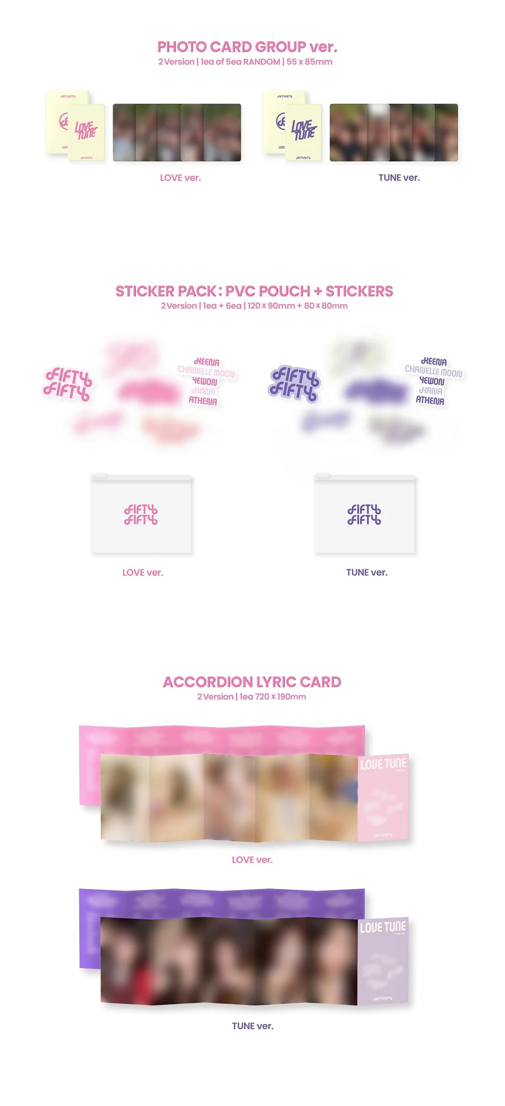 FIFTY FIFTY - 2nd Mini Album Love Tune CD - Image 4